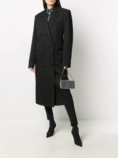 BALENCIAGA double-breasted fitted coat outlook