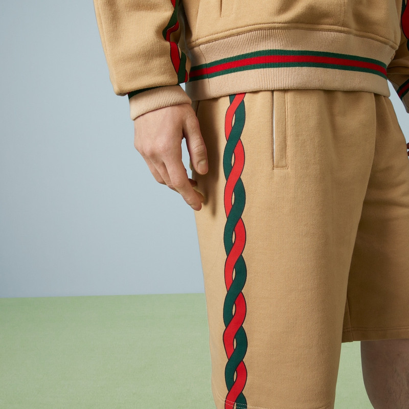 Interlocking G torchon cotton shorts 3