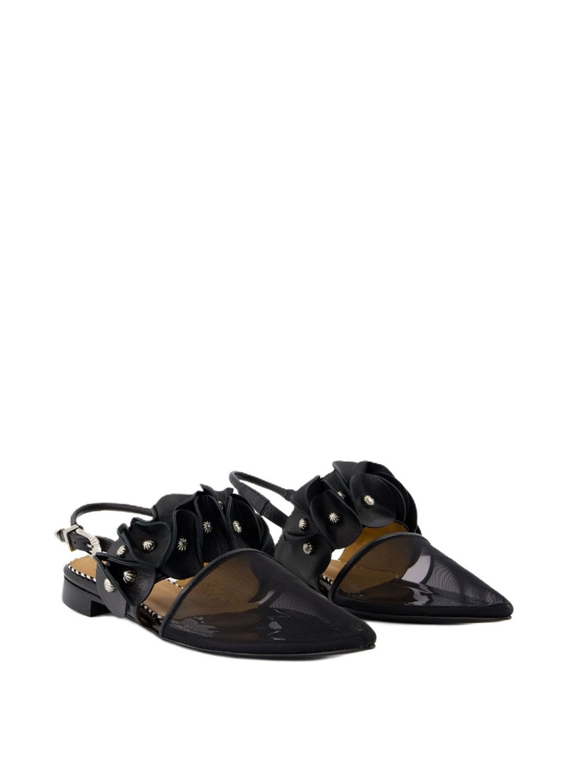 TOGA PULLA leather ballerina shoes outlook