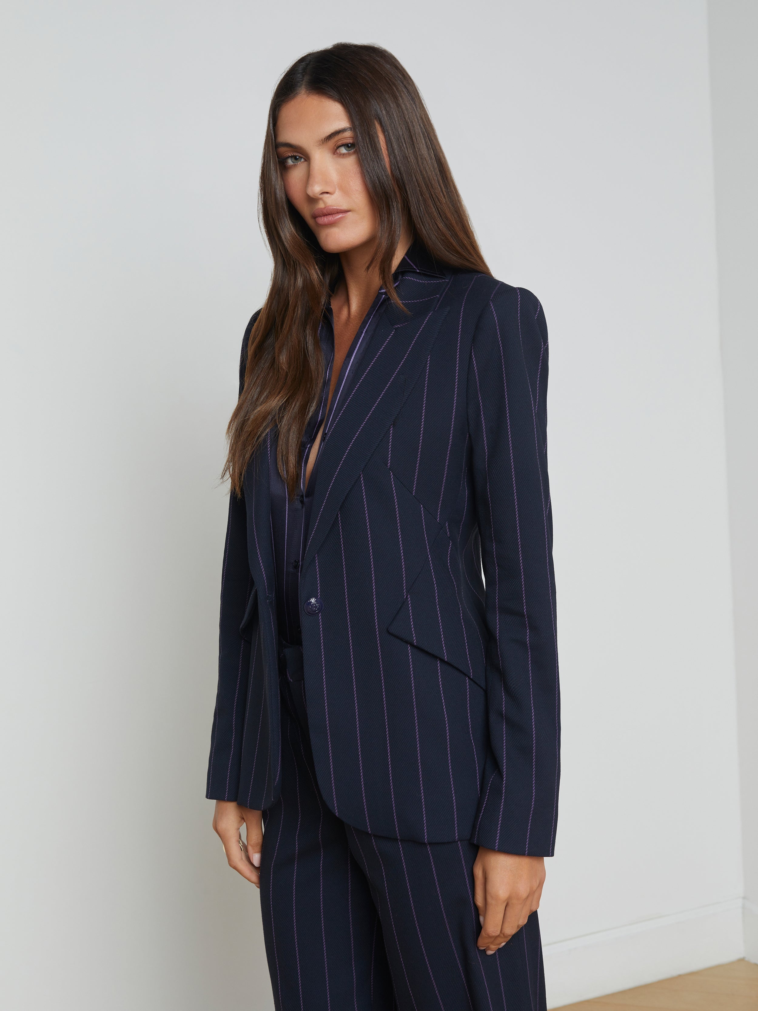 Chamberlain Pinstriped Blazer - 4