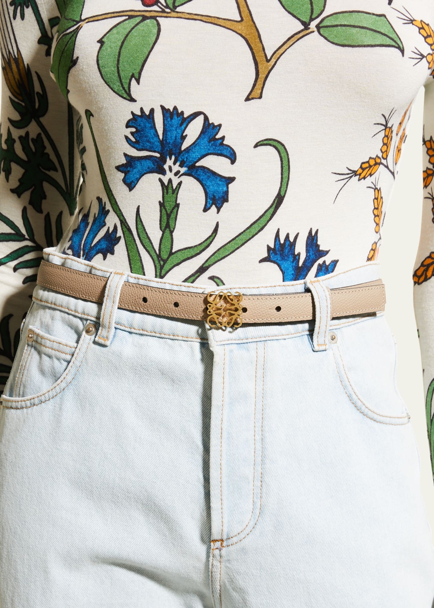 Anagram Leather Belt - 2