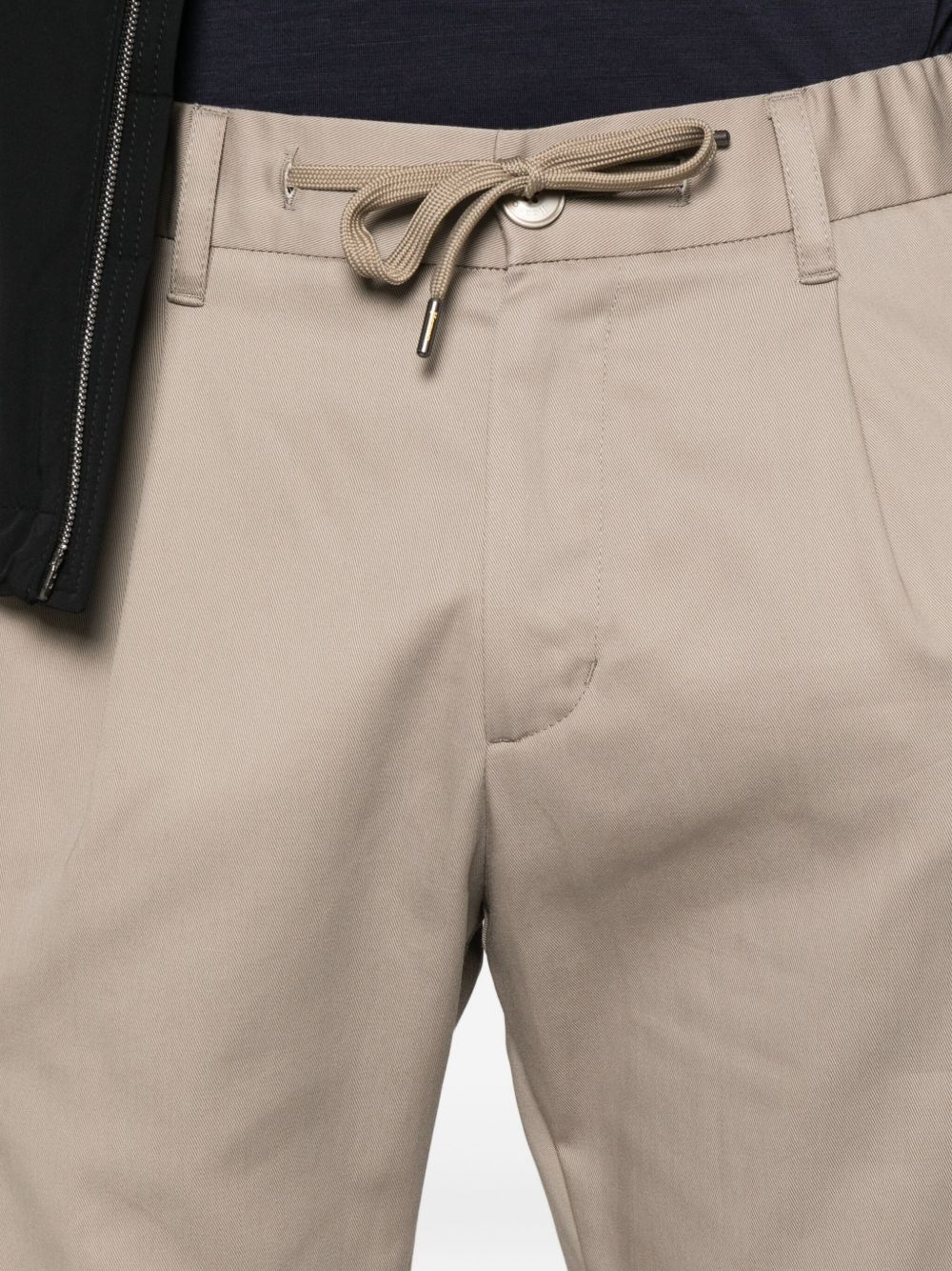 drawstring cargo trousers - 5