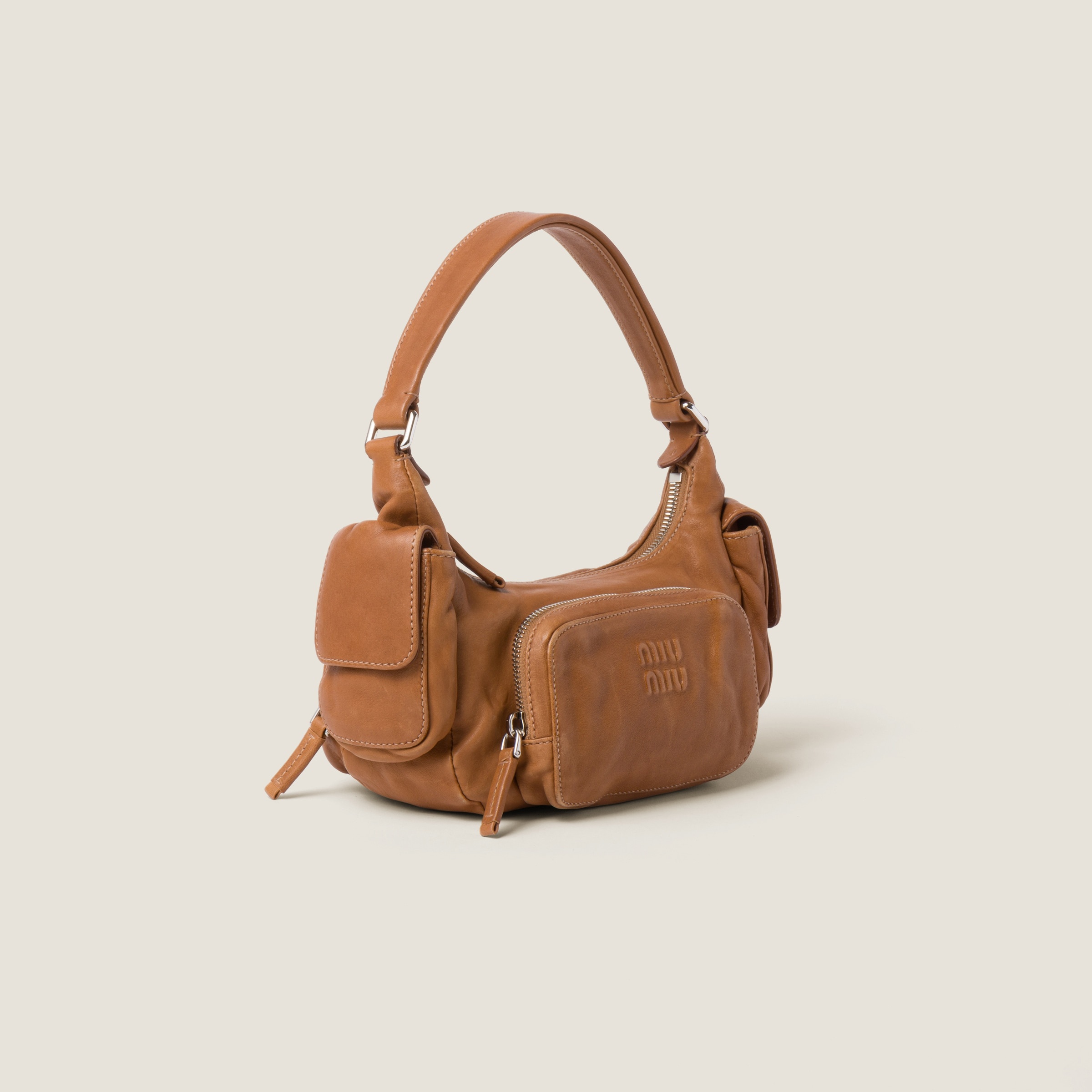 Pocket nappa leather bag - 3