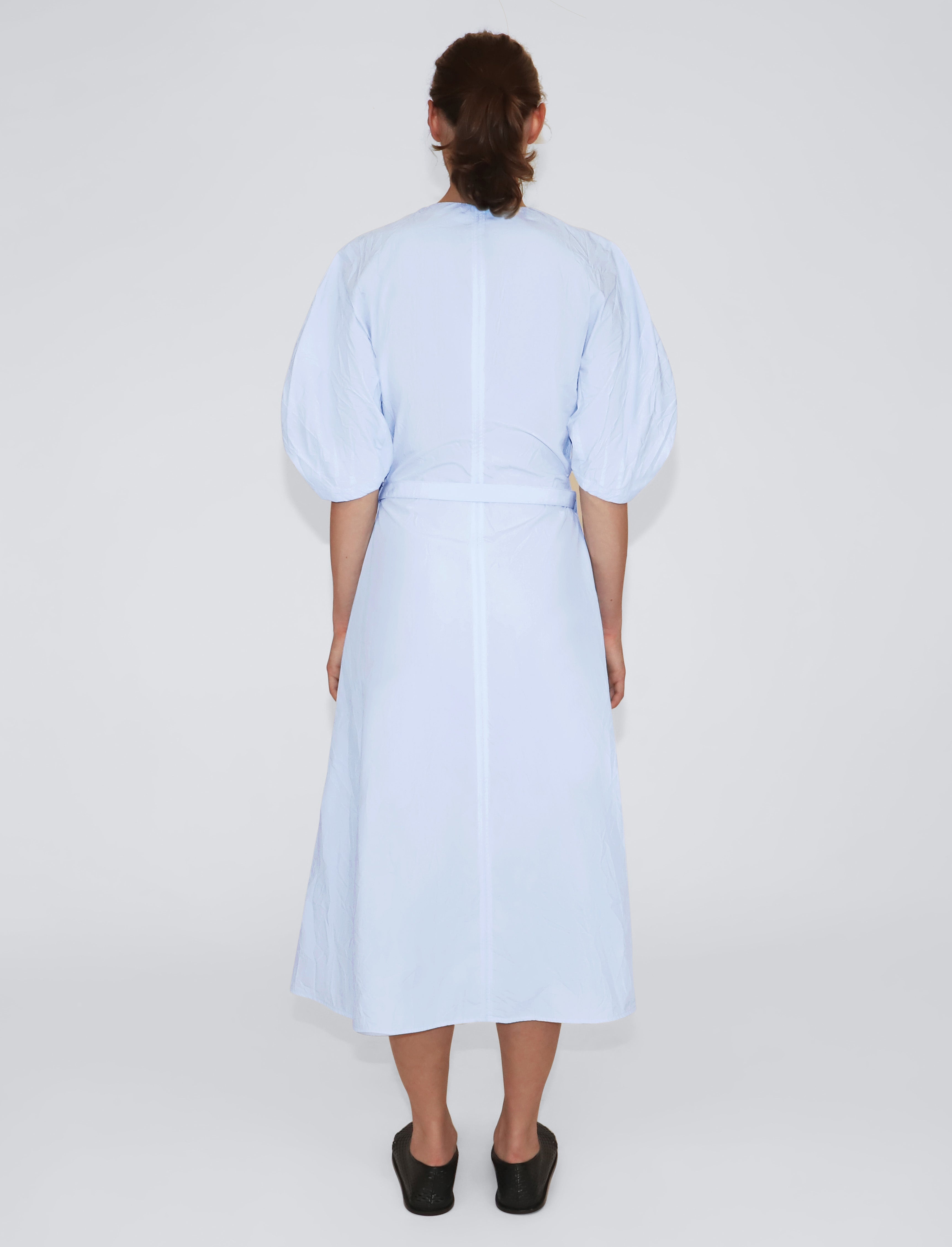 Alicia Dress in Crinkled Cotton Gabardine - 3