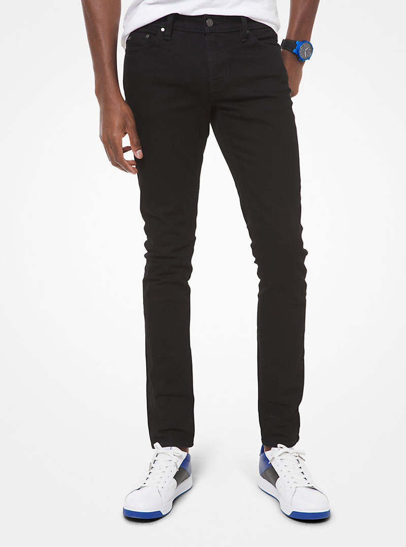 Slim-Fit Stretch-Cotton Jeans 1