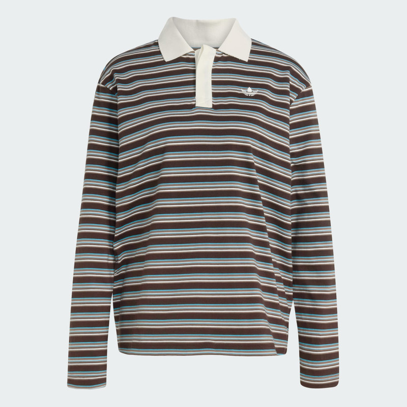 STRIPED OVZD LS POLO Shirt 1