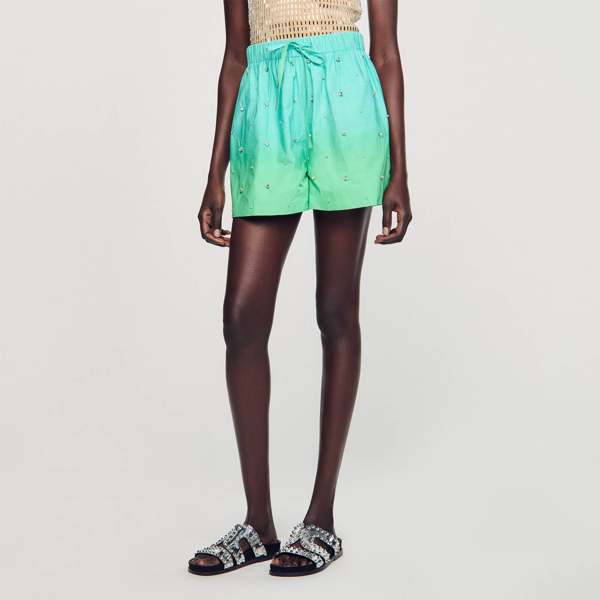 RHINESTONE SHORTS - 5