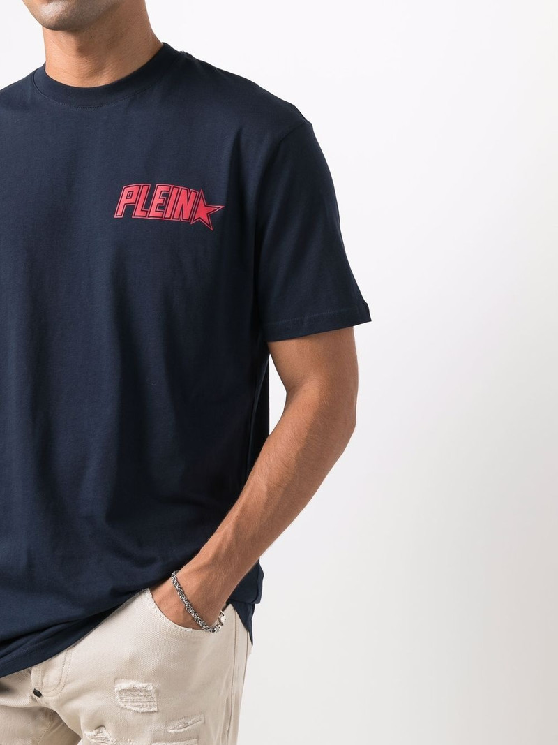 Plein Star logo print T-shirt 5