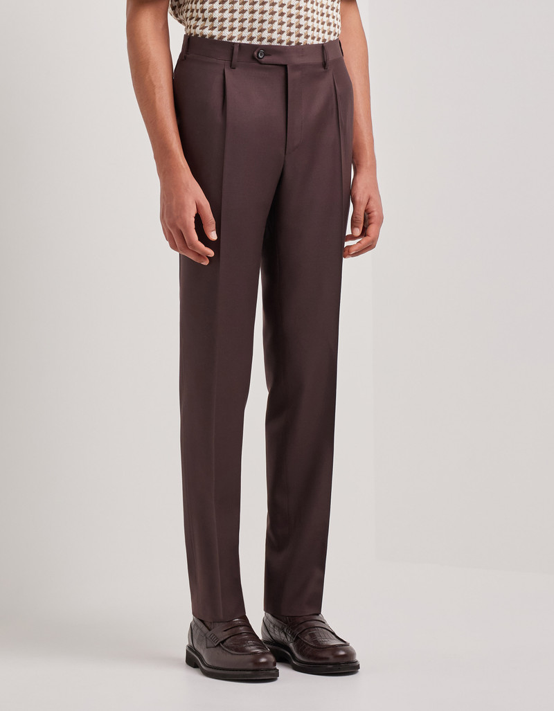 DARK BROWN MODERN FIT SUIT IN WOOL SALLIA 6