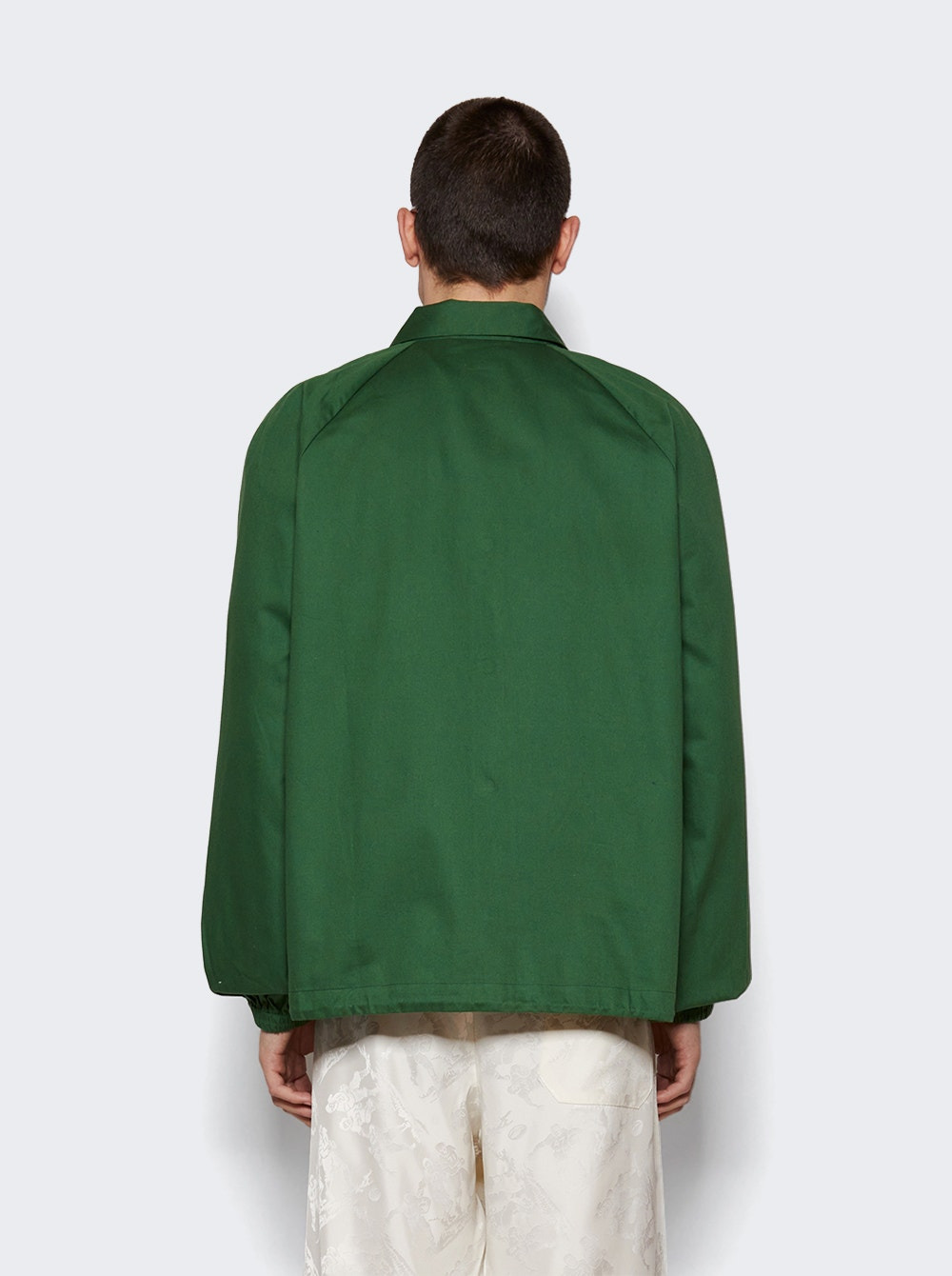 Cotton Track Jacket Green - 5