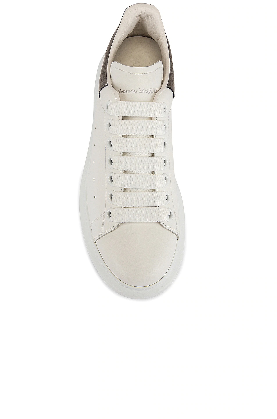 Leather Platform Sneakers - 4