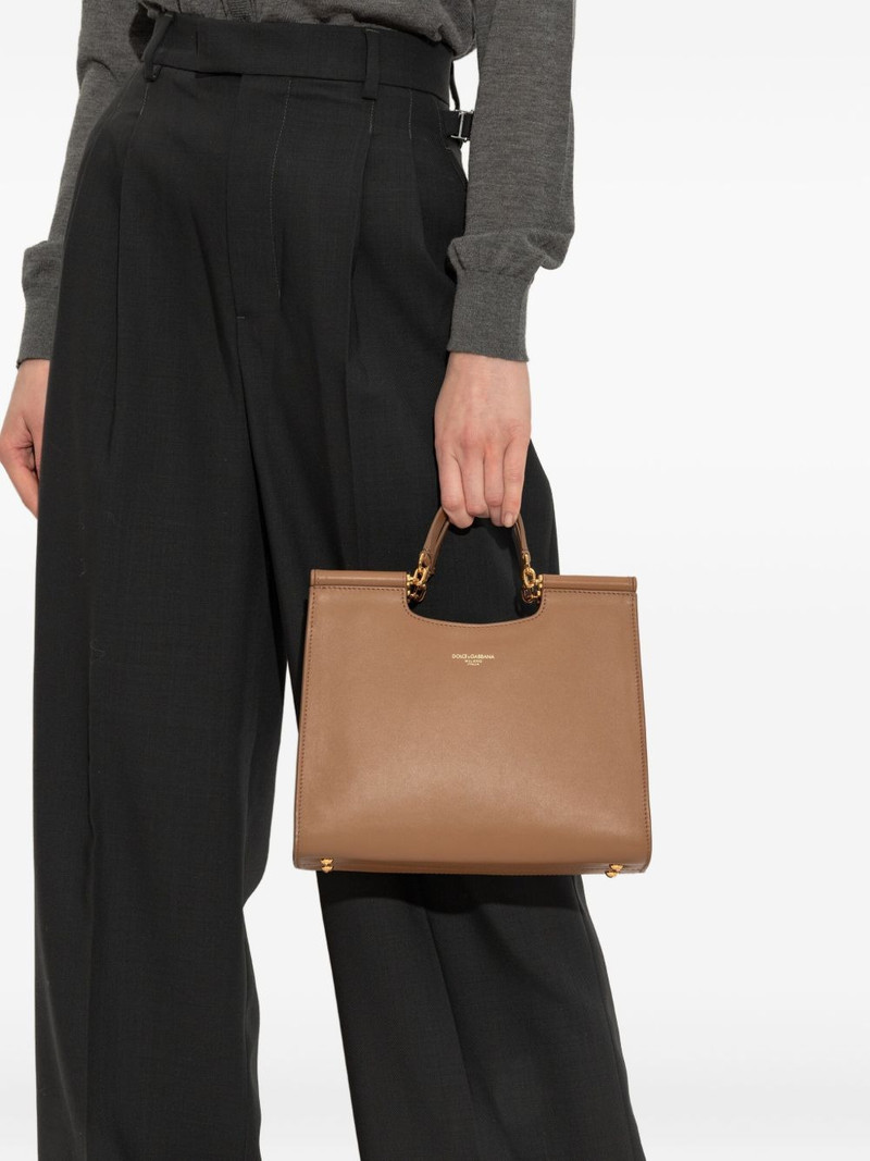 Dolce & Gabbana top-handle leather tote bag outlook