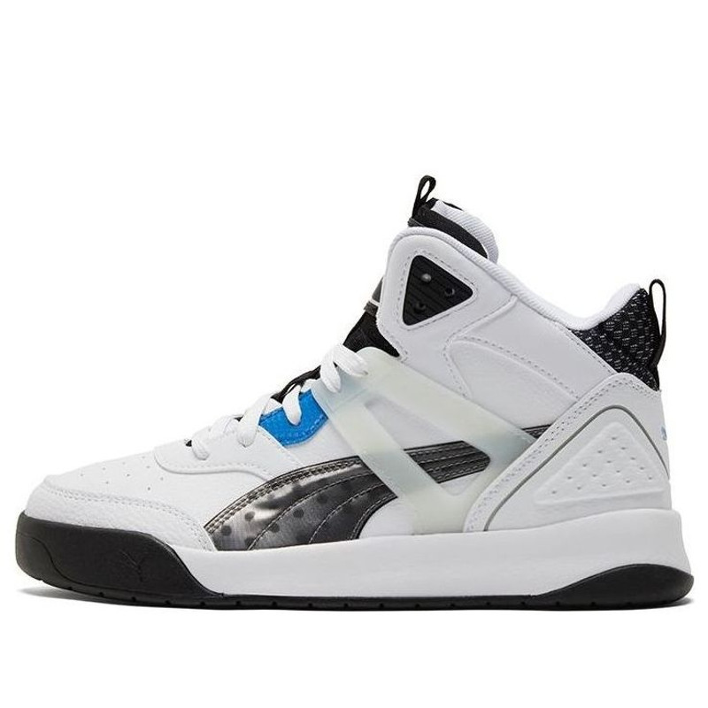 PUMA 유니섹스 백커트 화이트 / 블루 381129-01 - 1