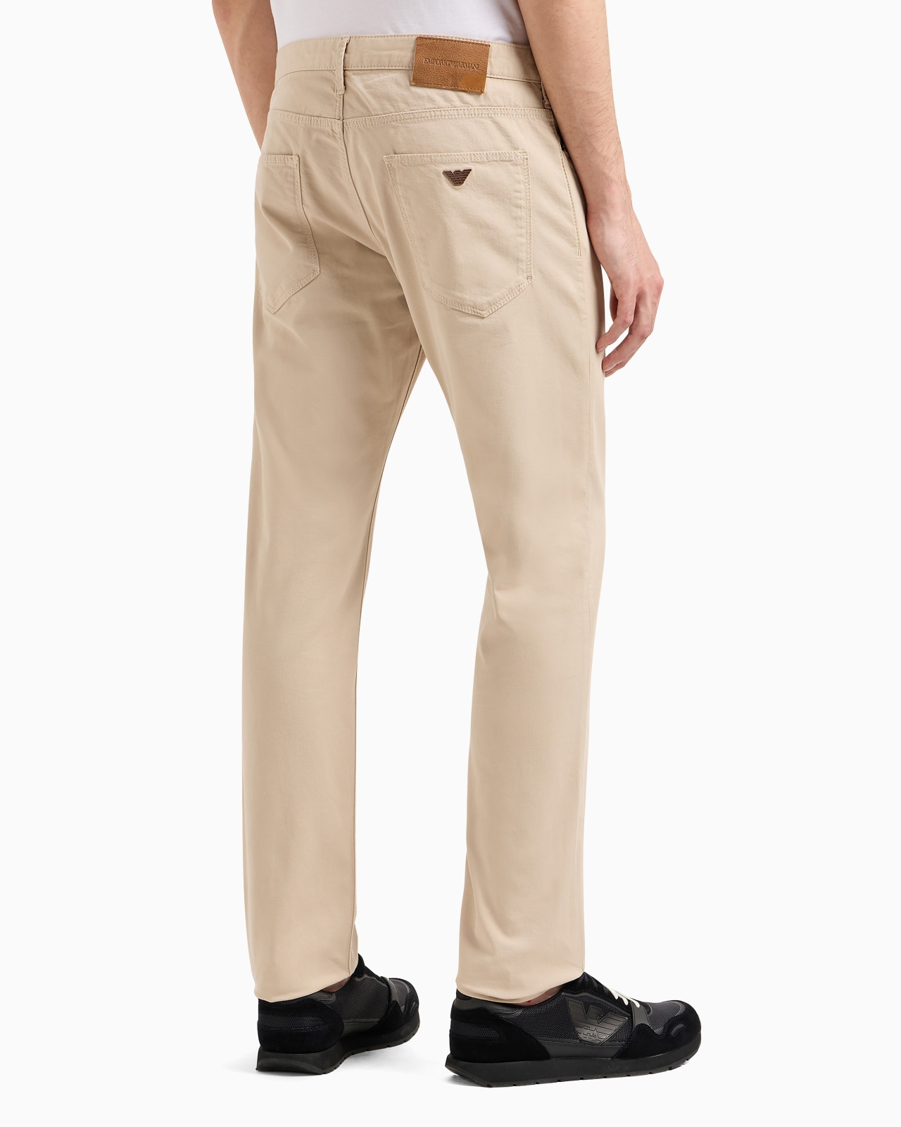J06 Comfort stretch-gabardine, slim-fit trousers - 3