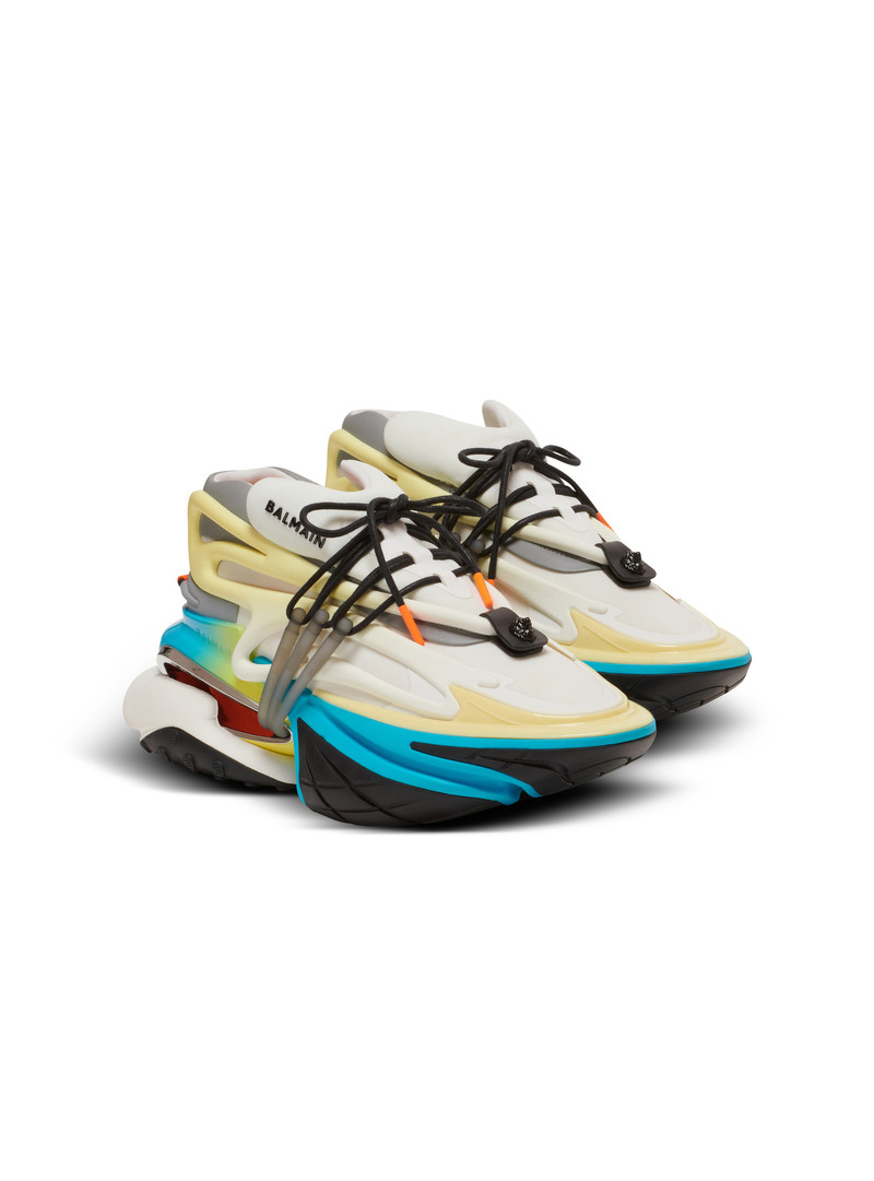 Unicorn Low trainers in neoprene and calfskin 2