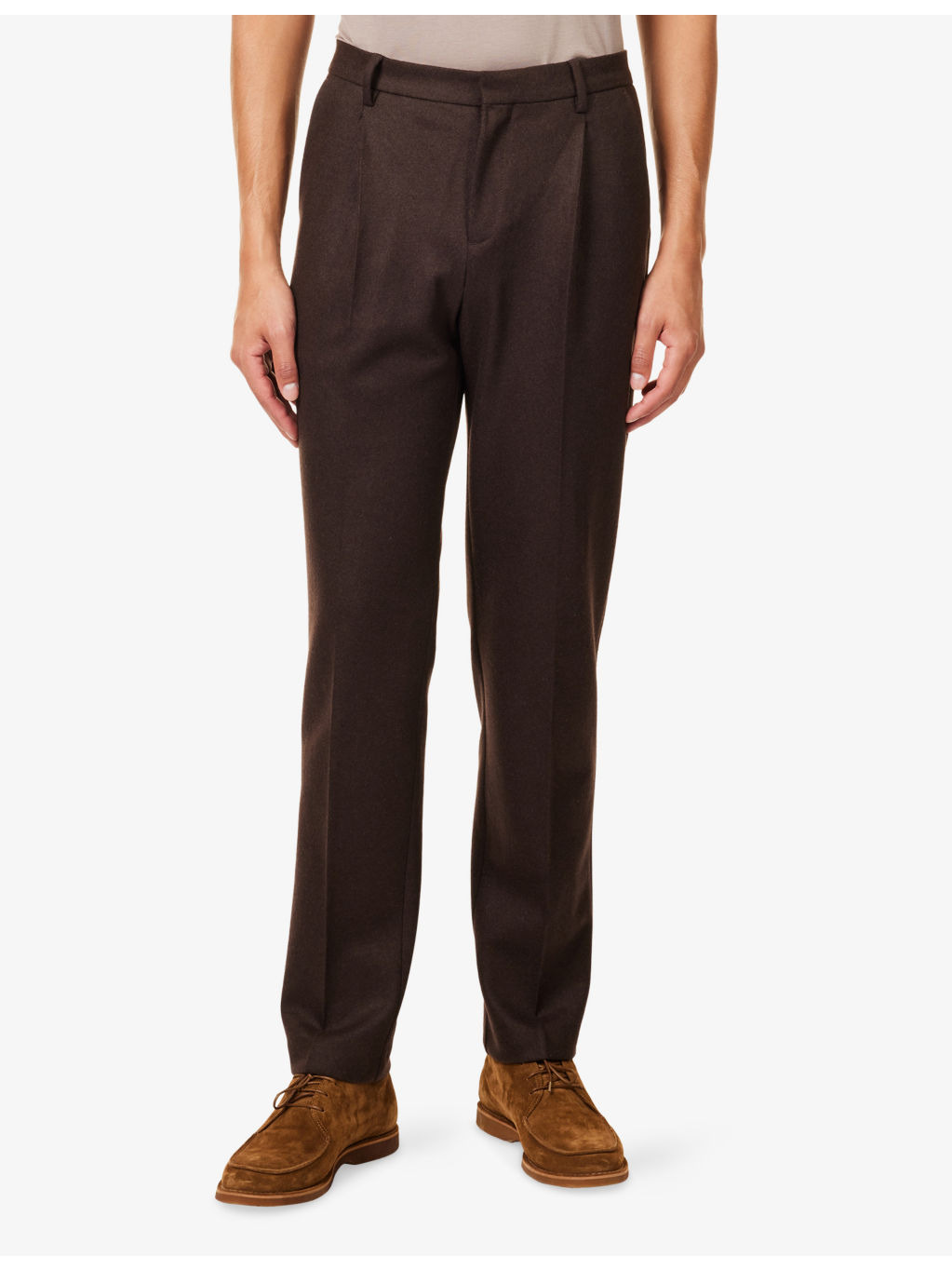 Boil Pleated Straight-Leg Wool Trousers - 3