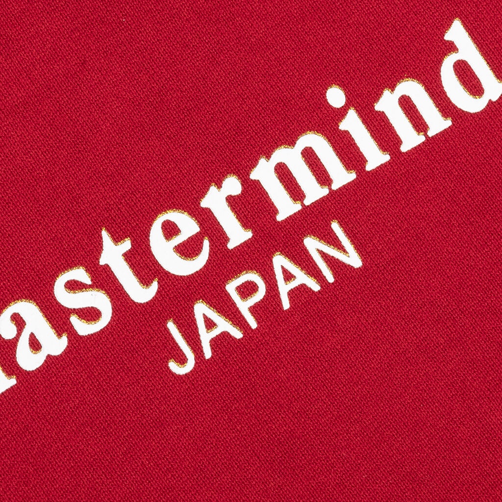 LOGO AND SKULL HOODIE - RED - 3