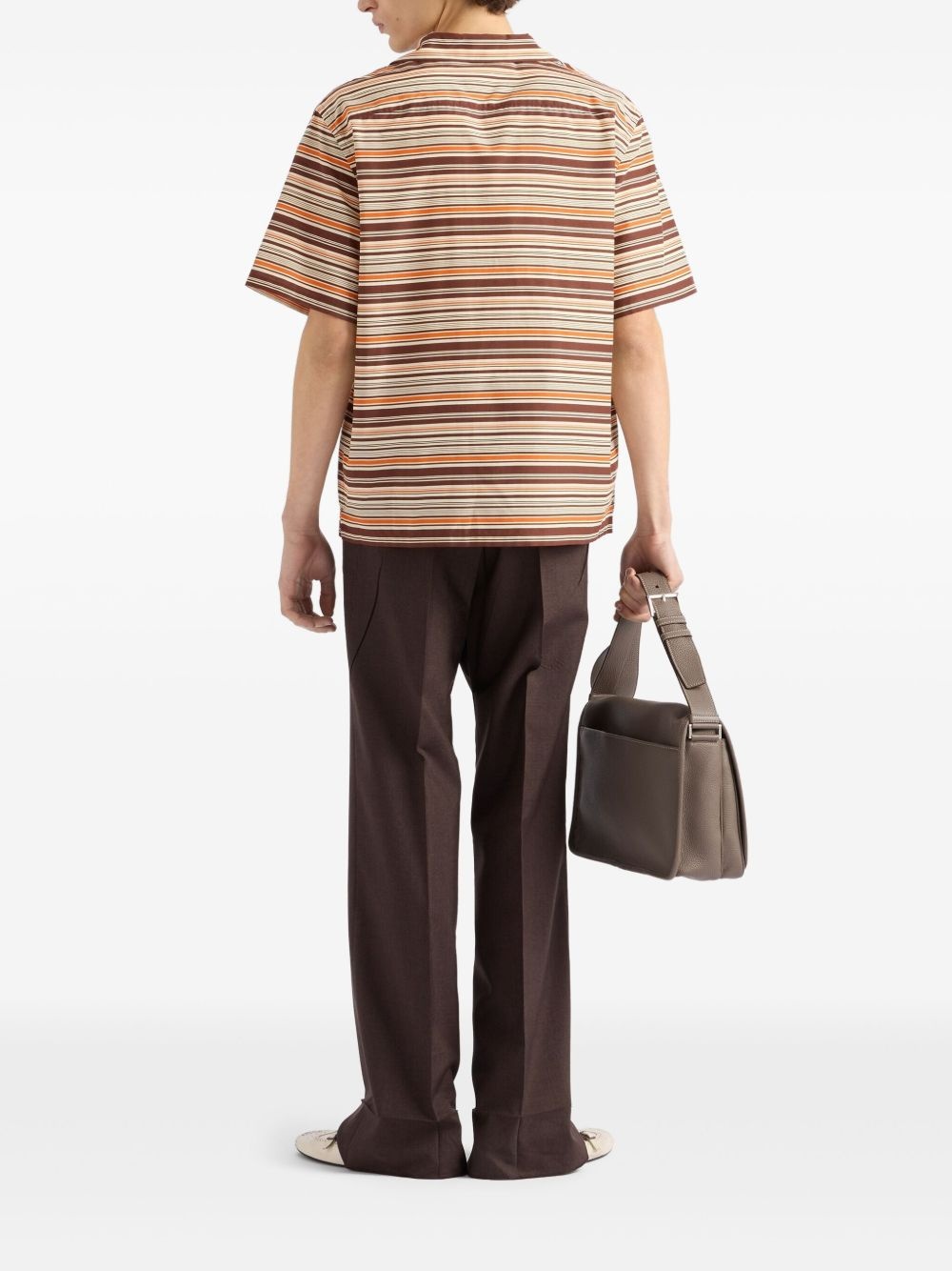 striped bowling shirt - 3