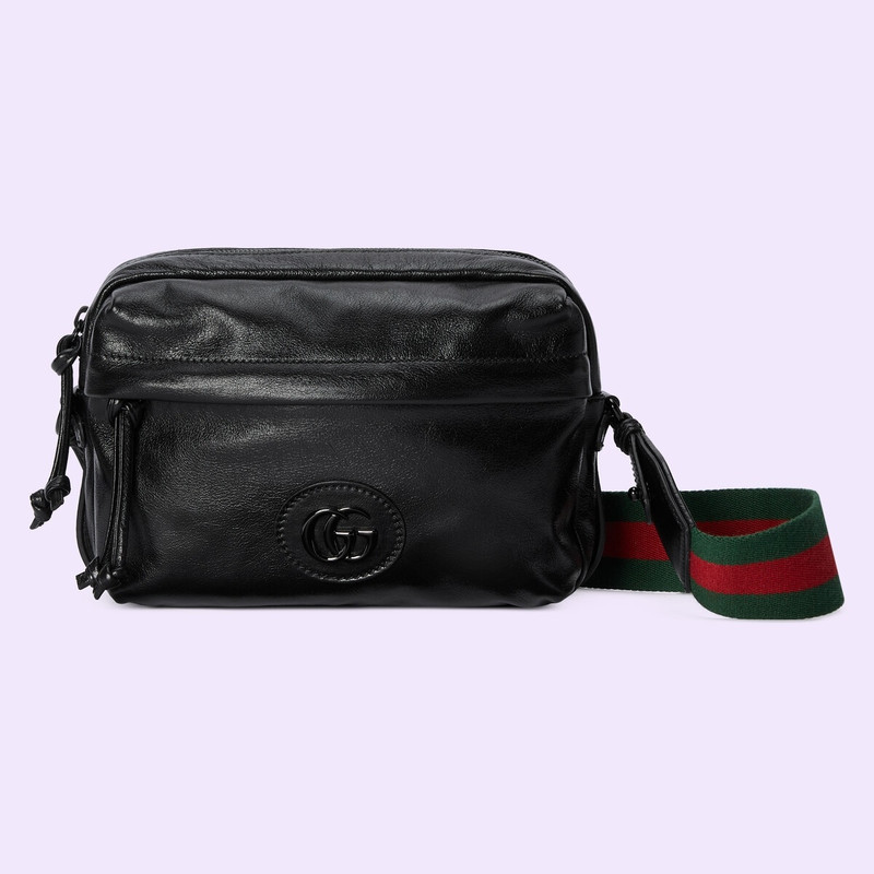 Crossbody bag with tonal Double G 1