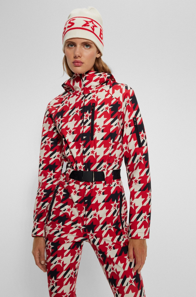 BOSS X PERFECT MOMENT WOOL BEANIE HAT WITH LOGO INTARSIA 3