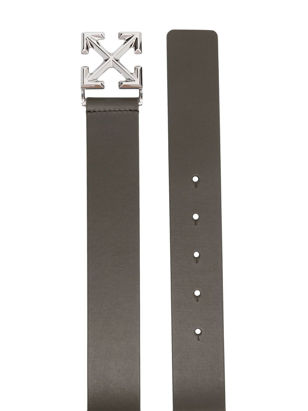 leather adjustable-fit belt - 2