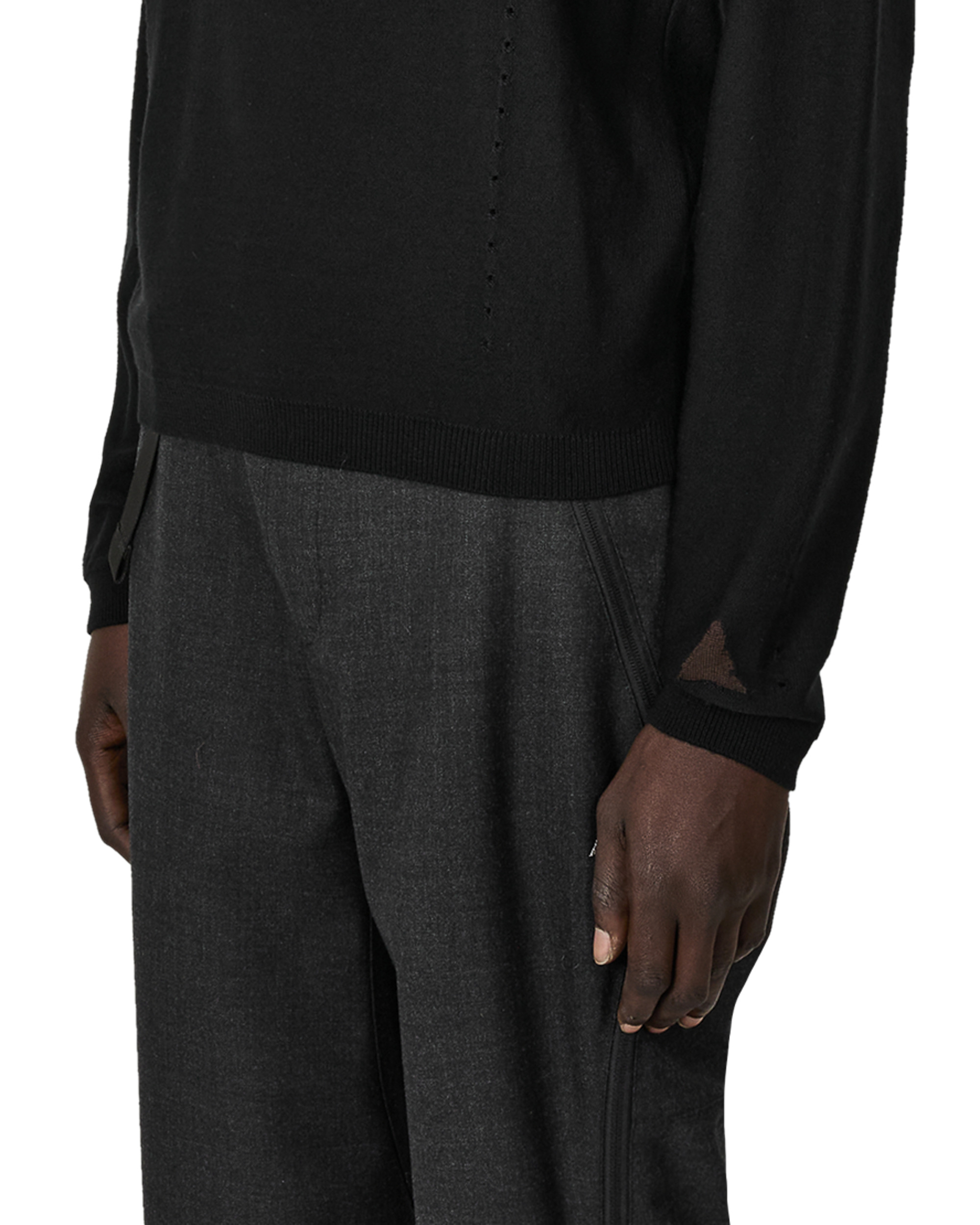 Pinched Wool Knit Polo - 6