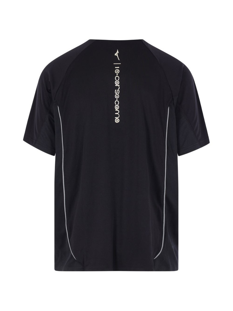 Mizuno mesh panel piping T-shirt outlook