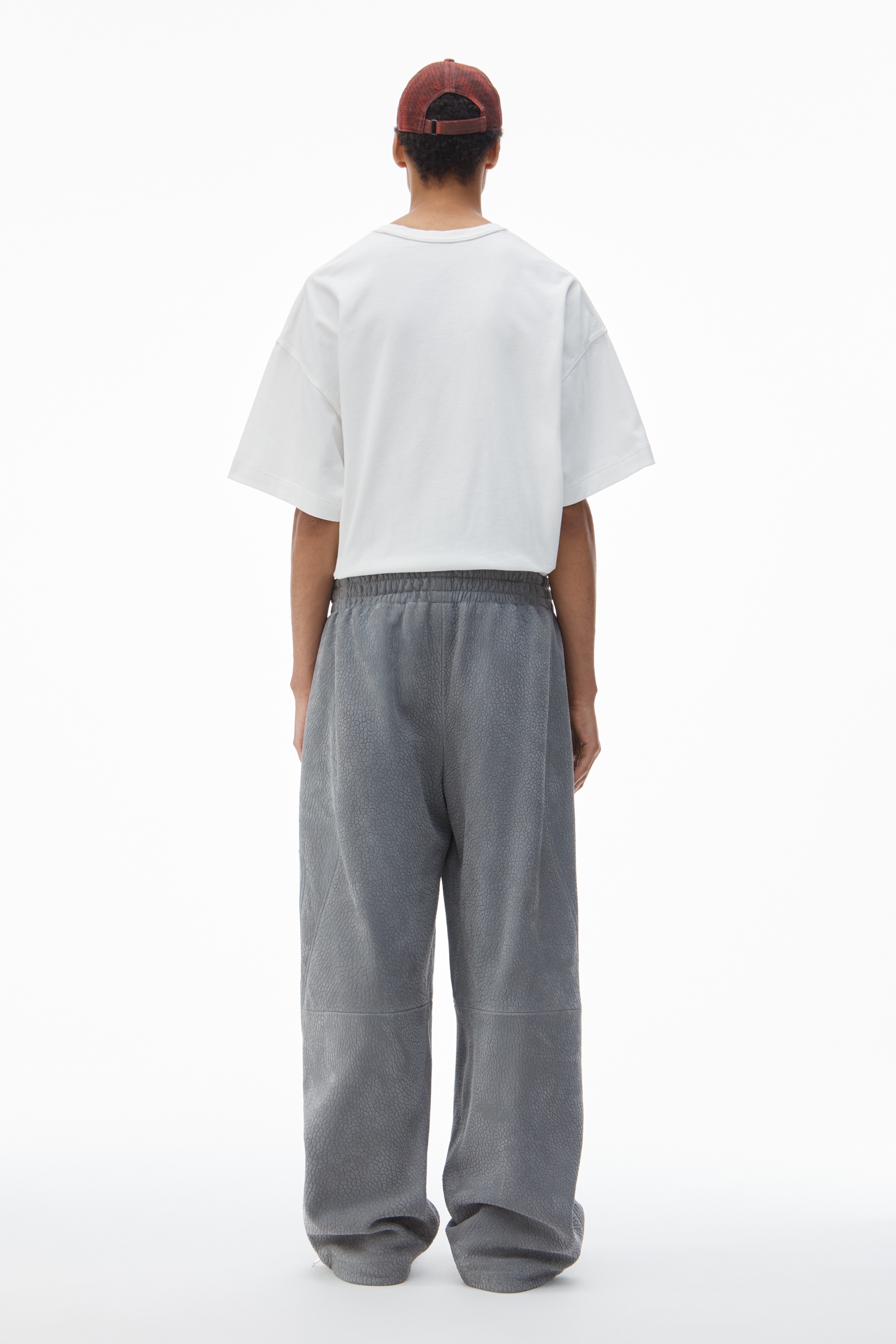 Track Pant in Primal Lambskin Leather - 4
