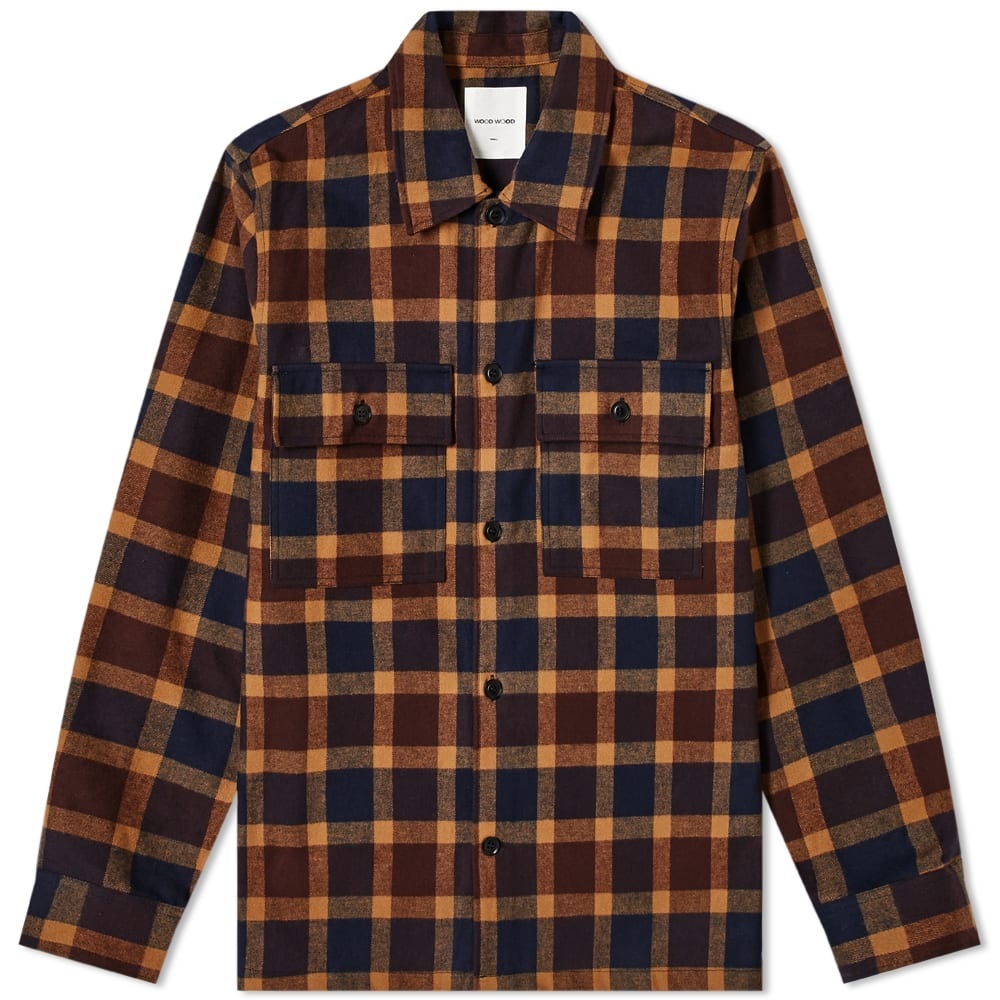 Wood Wood Franco Check Overshirt - 1