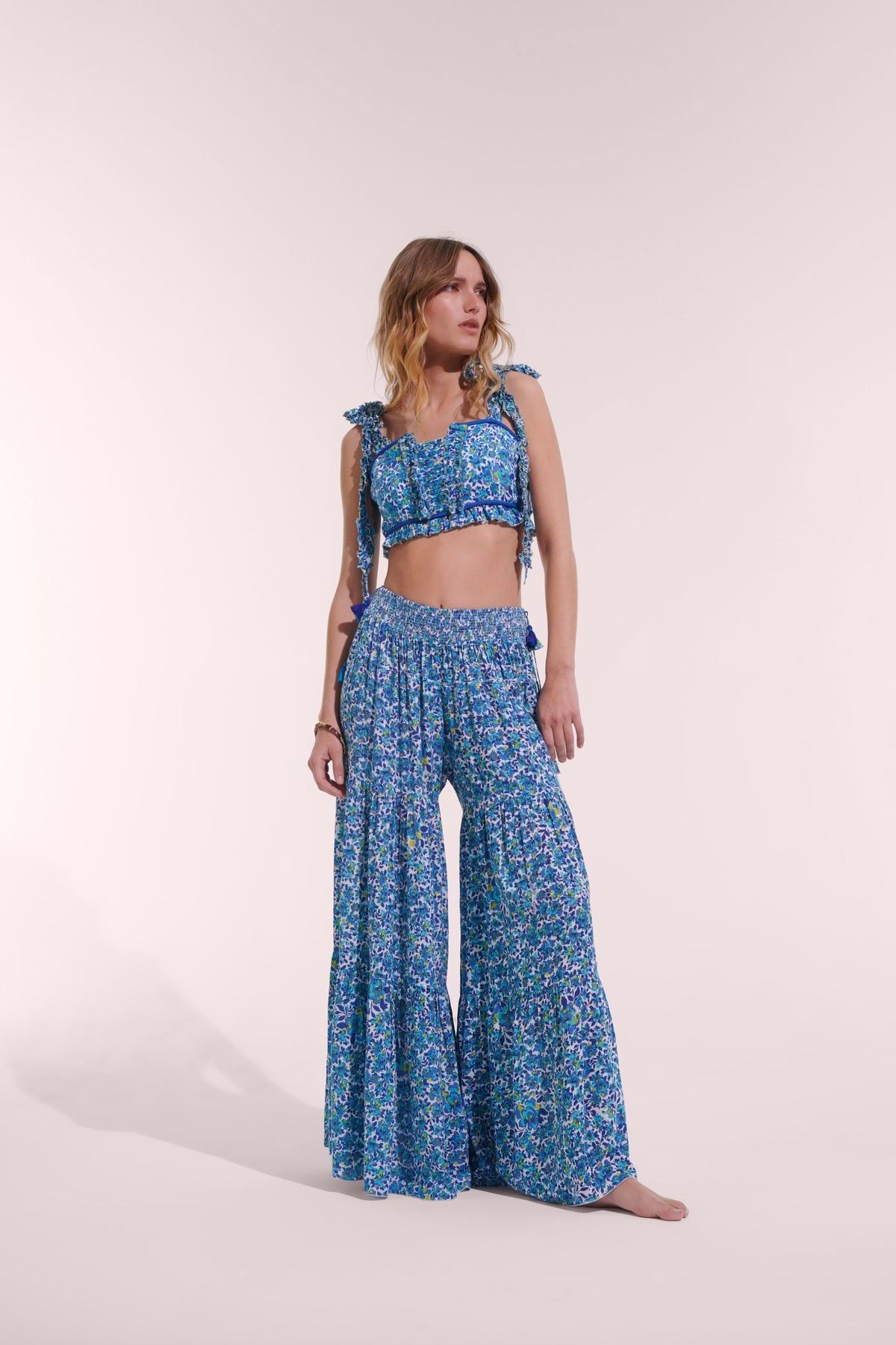 Pant Soledad - Blue Net - 1