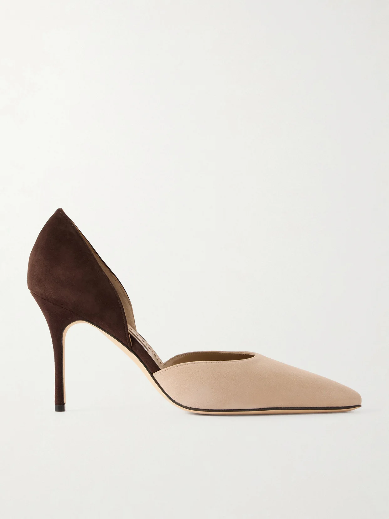 Taylerbinu 90 Two-tone Suede Pumps - 1