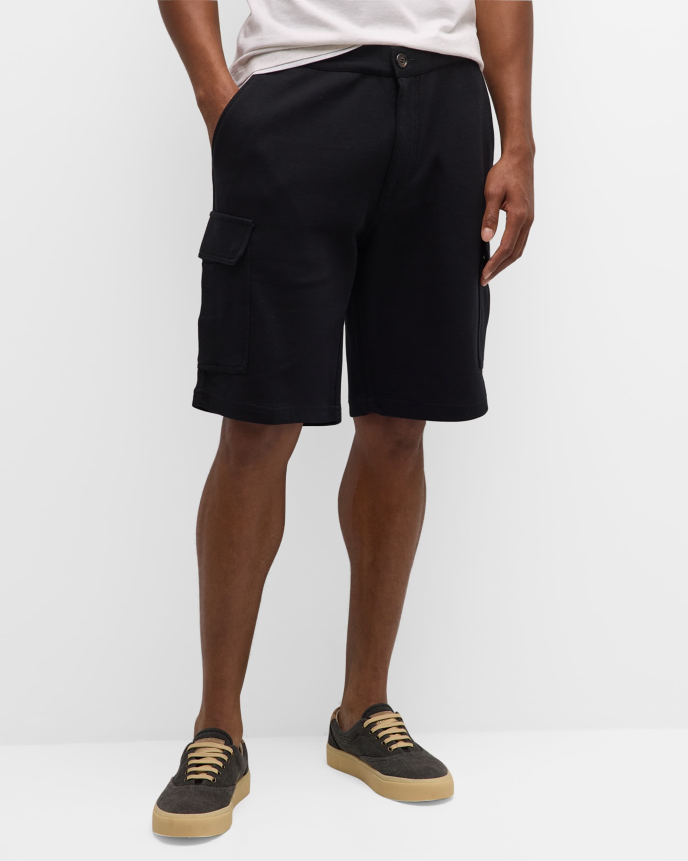 Men's Cotton-Blend Travel Cargo Shorts - 2