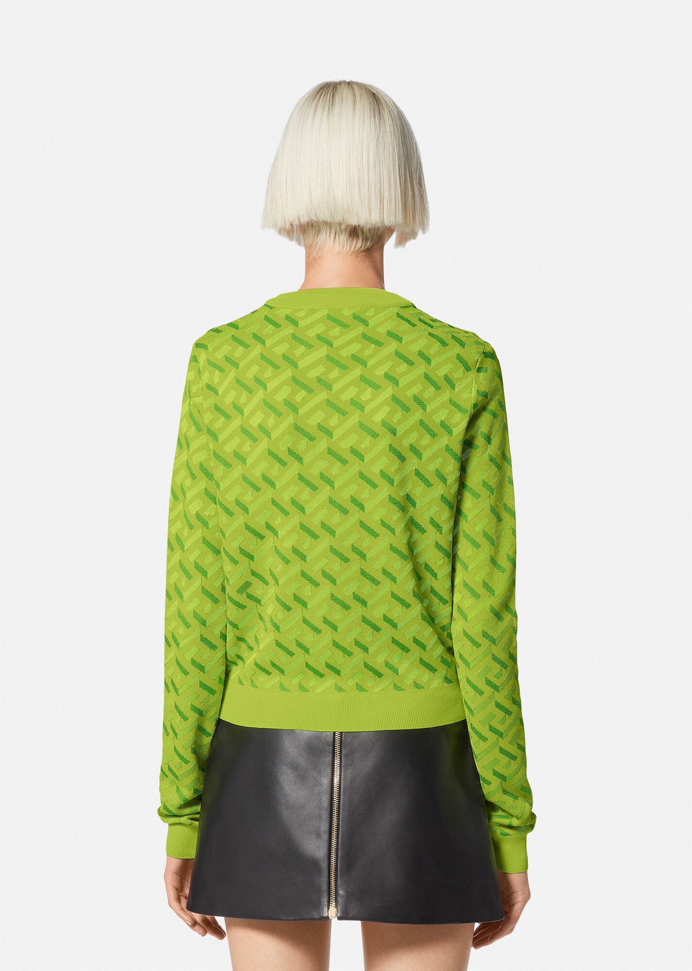 La Greca Jacquard Cardigan - 4