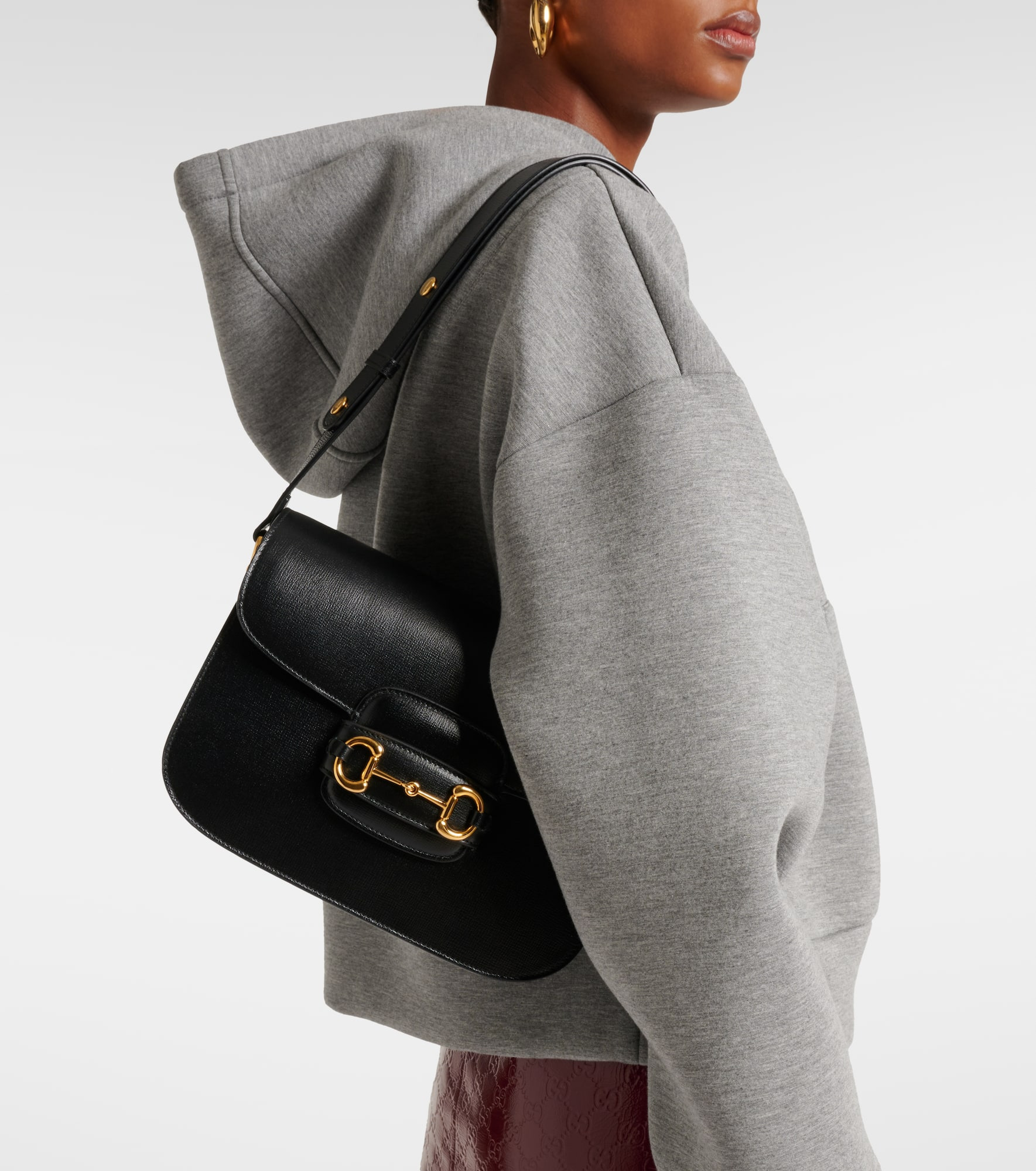 Gucci Horsebit 1955 leather shoulder bag - 2