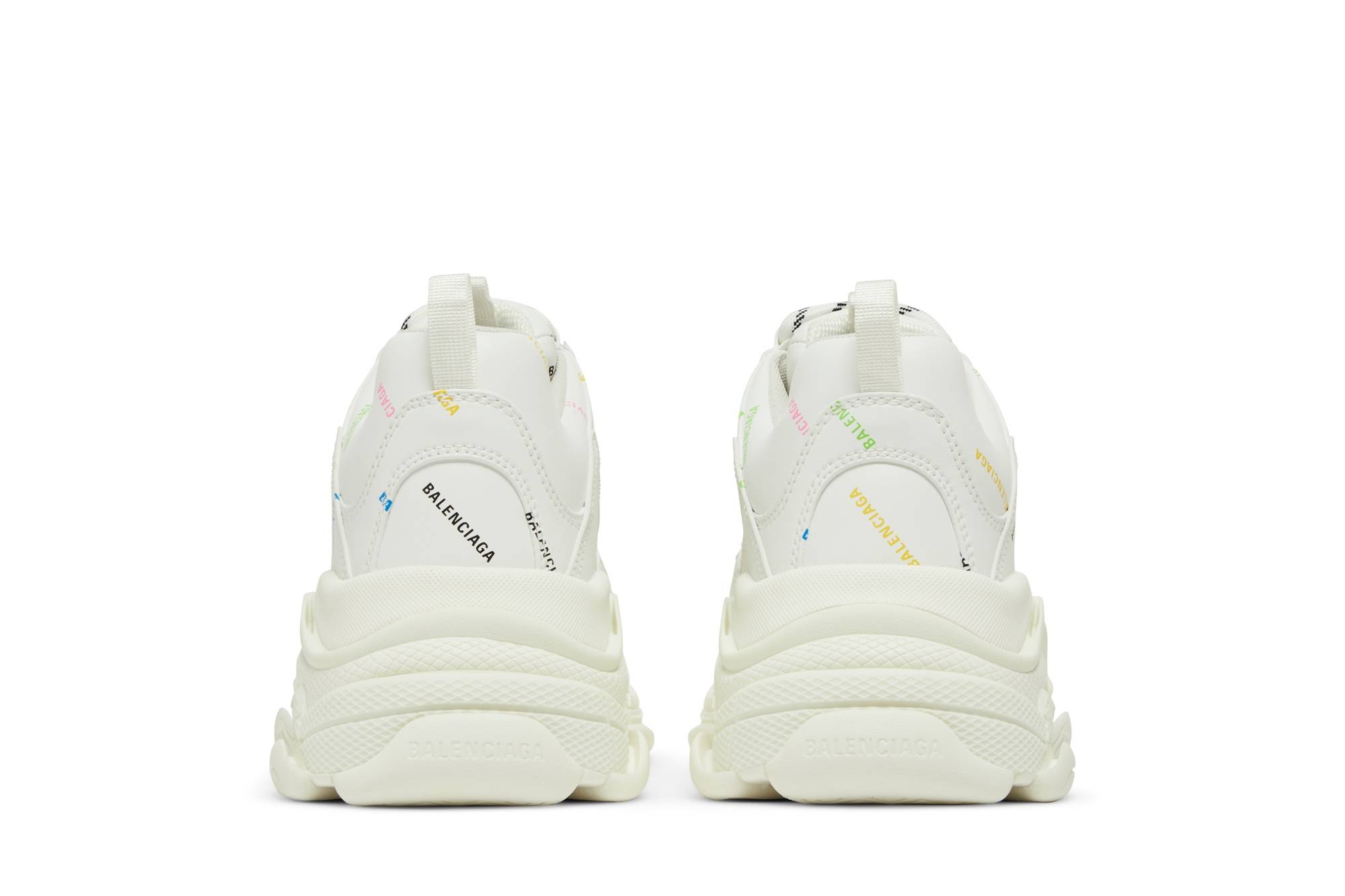 Balenciaga Triple S Sneaker 'Allover Logo - White Multi' - 6