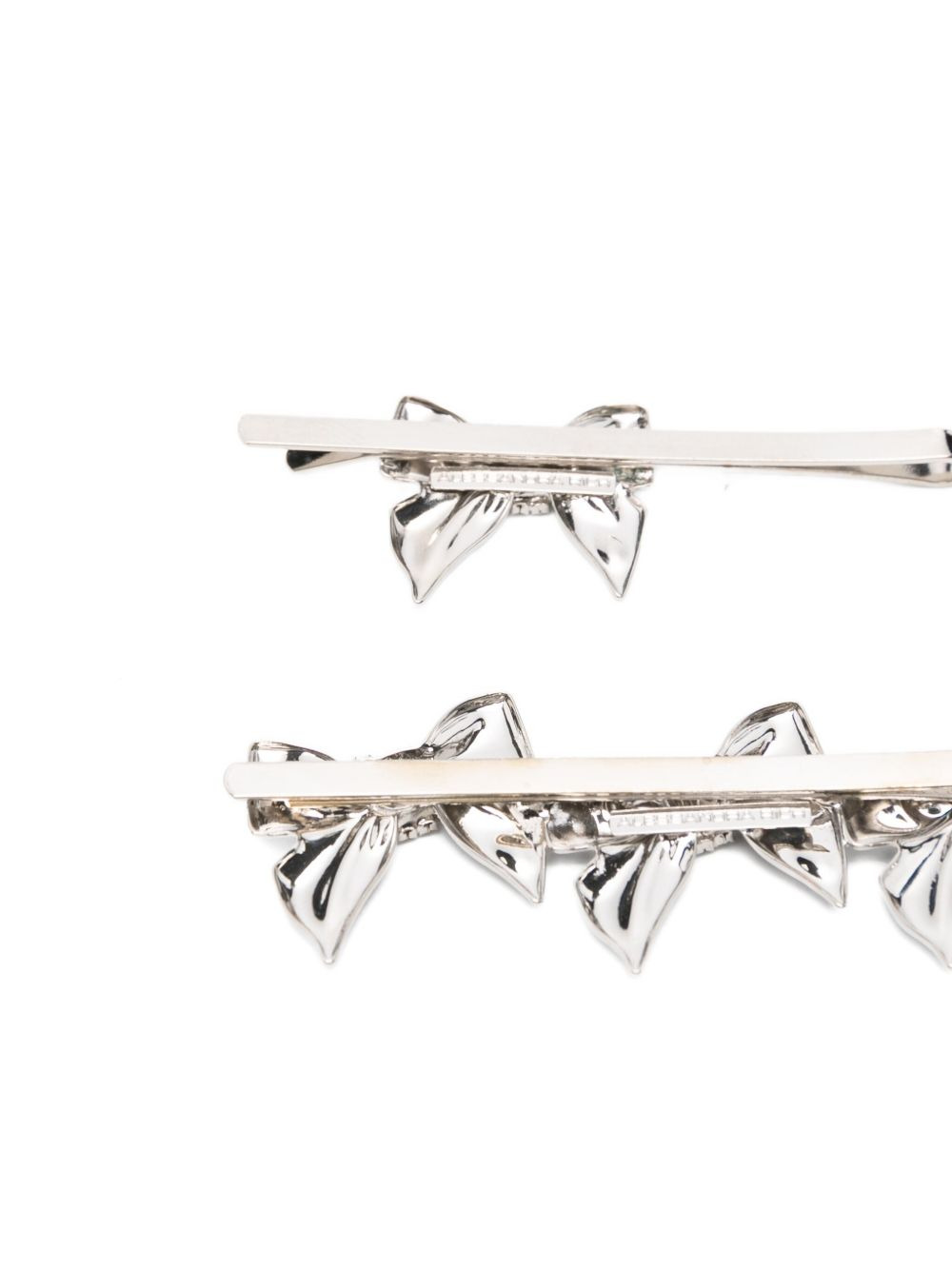 bow-embellished hair clips - 2