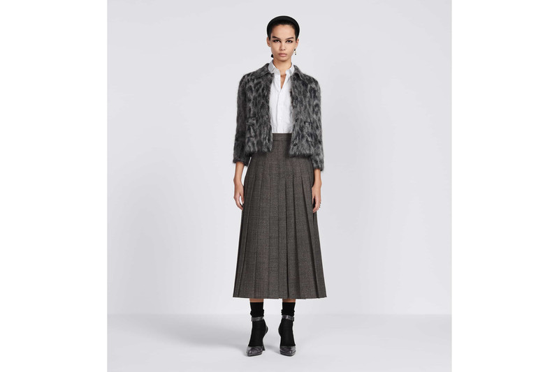 Pleated Mid-Length Skirt 4