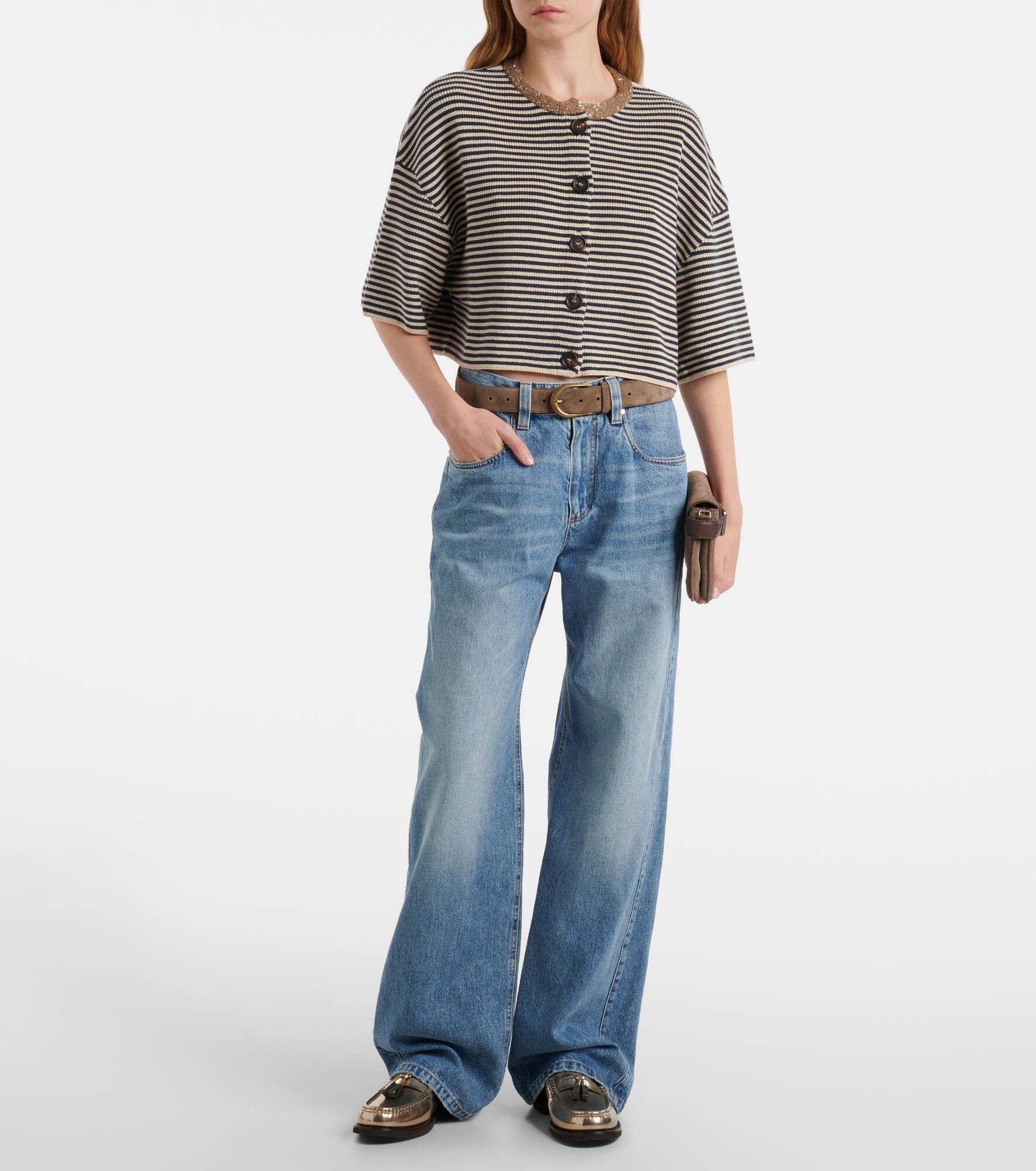 Mid-rise straight jeans - 2