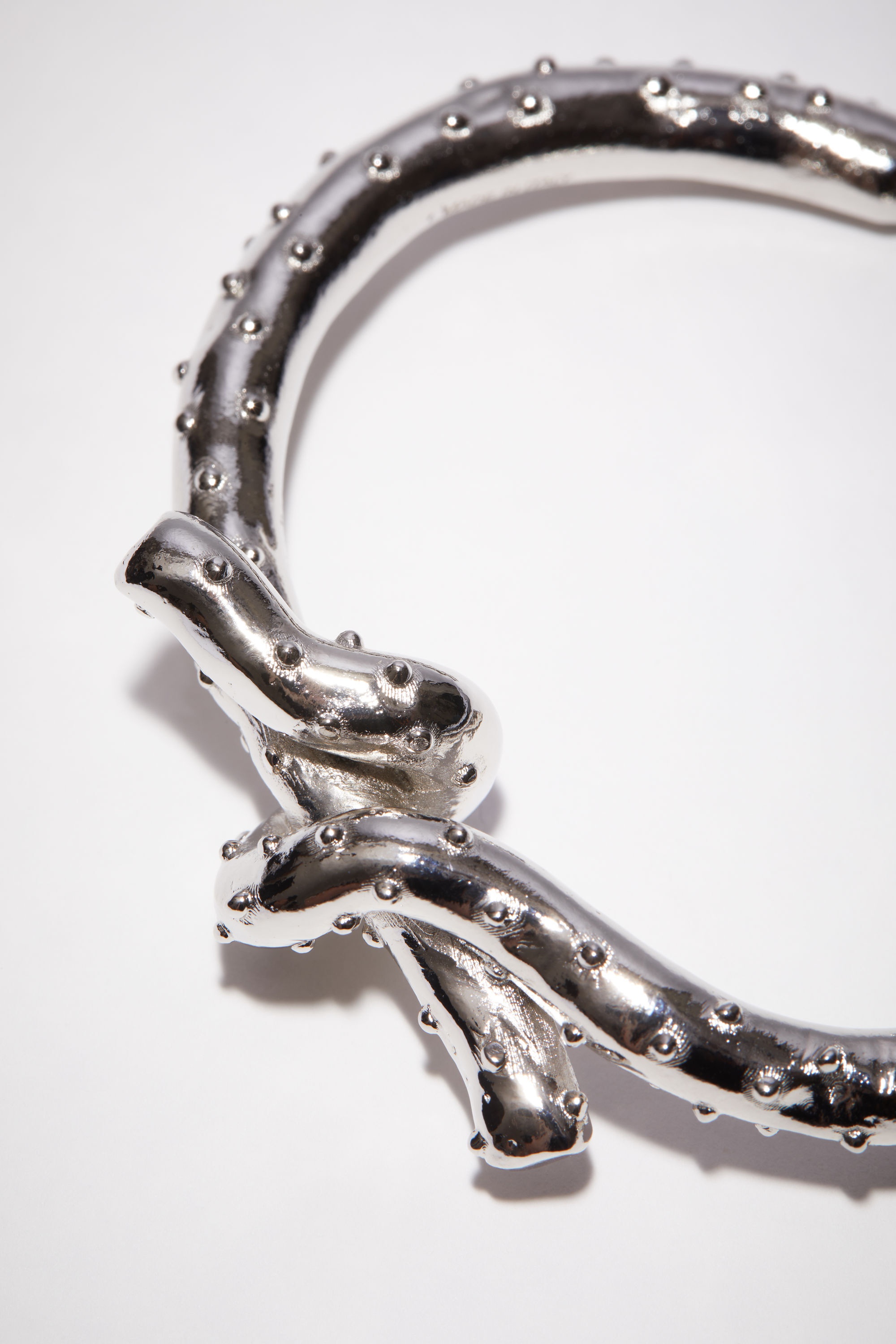 Knot cuff bracelet - Silver - 4