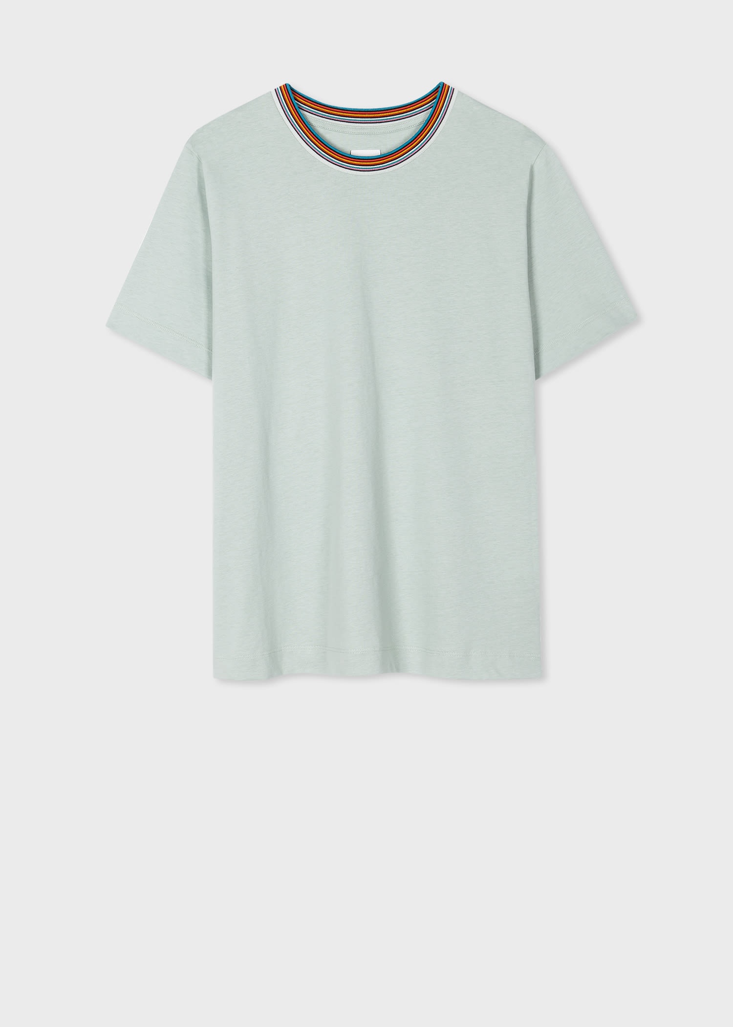 Duck Egg Blue 'Signature Stripe' T-Shirt - 1