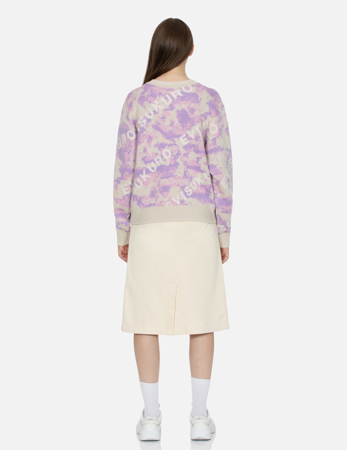 Monogram Jacquard Camouflage Oversized Sweater - 6