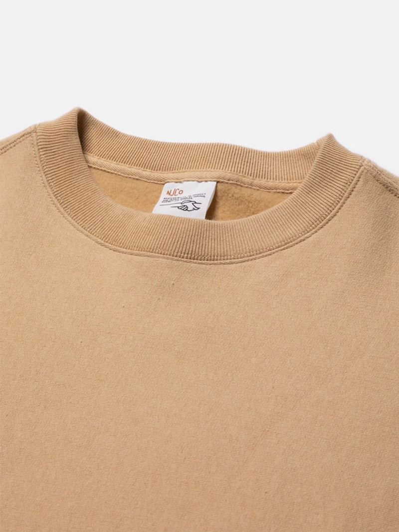 Nudie Jeans Hasse Crew Neck Faded Sun outlook