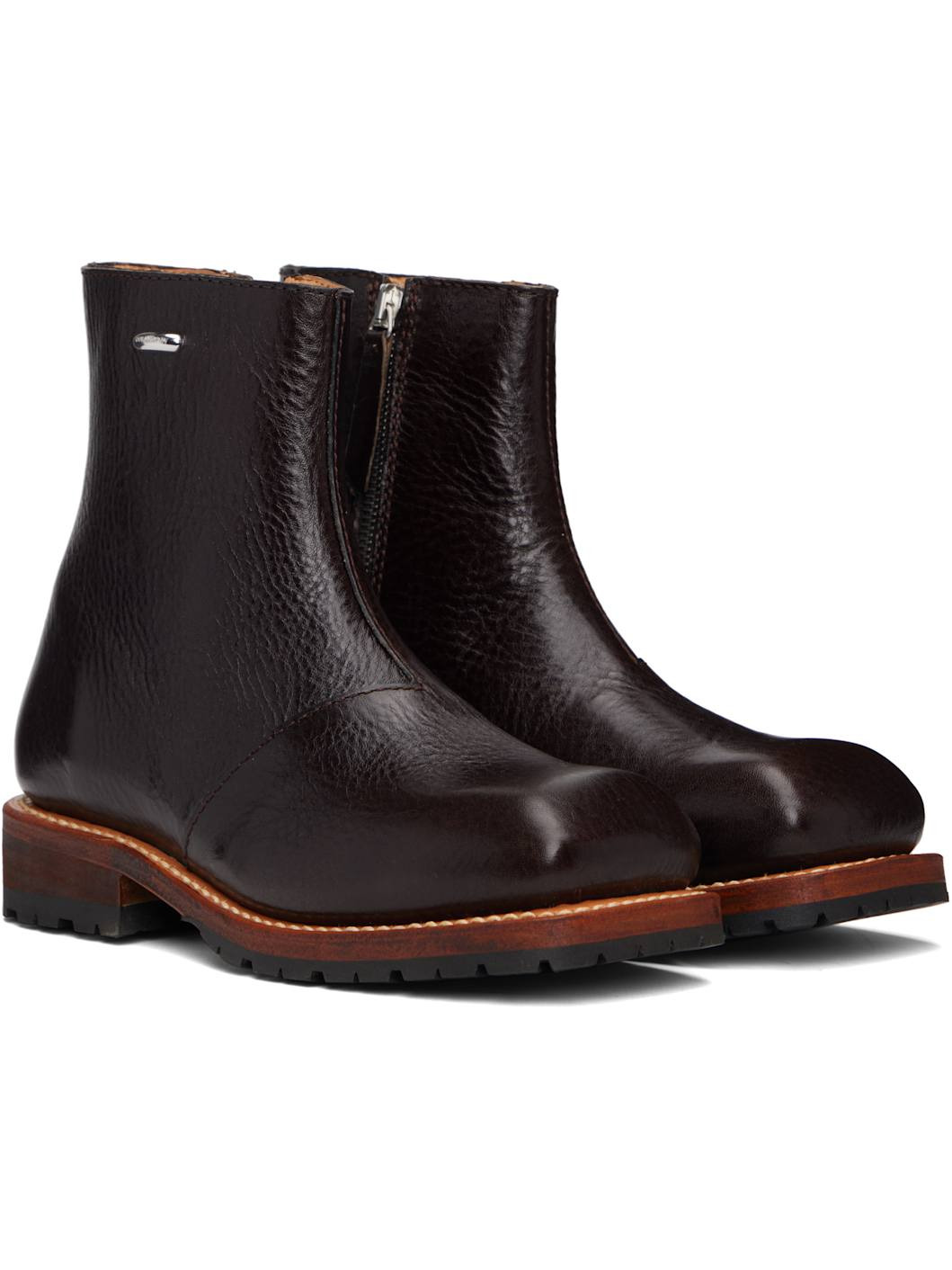 Brown Engine Boots - 4