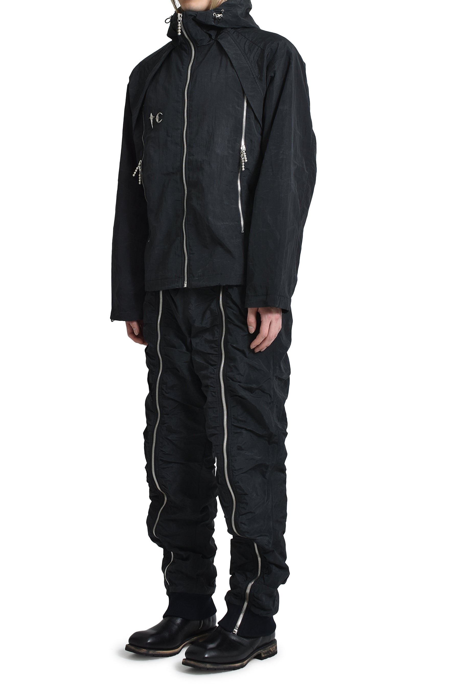 SCARRED DOUBLE FLYING BIO PANTS / BLK - 5