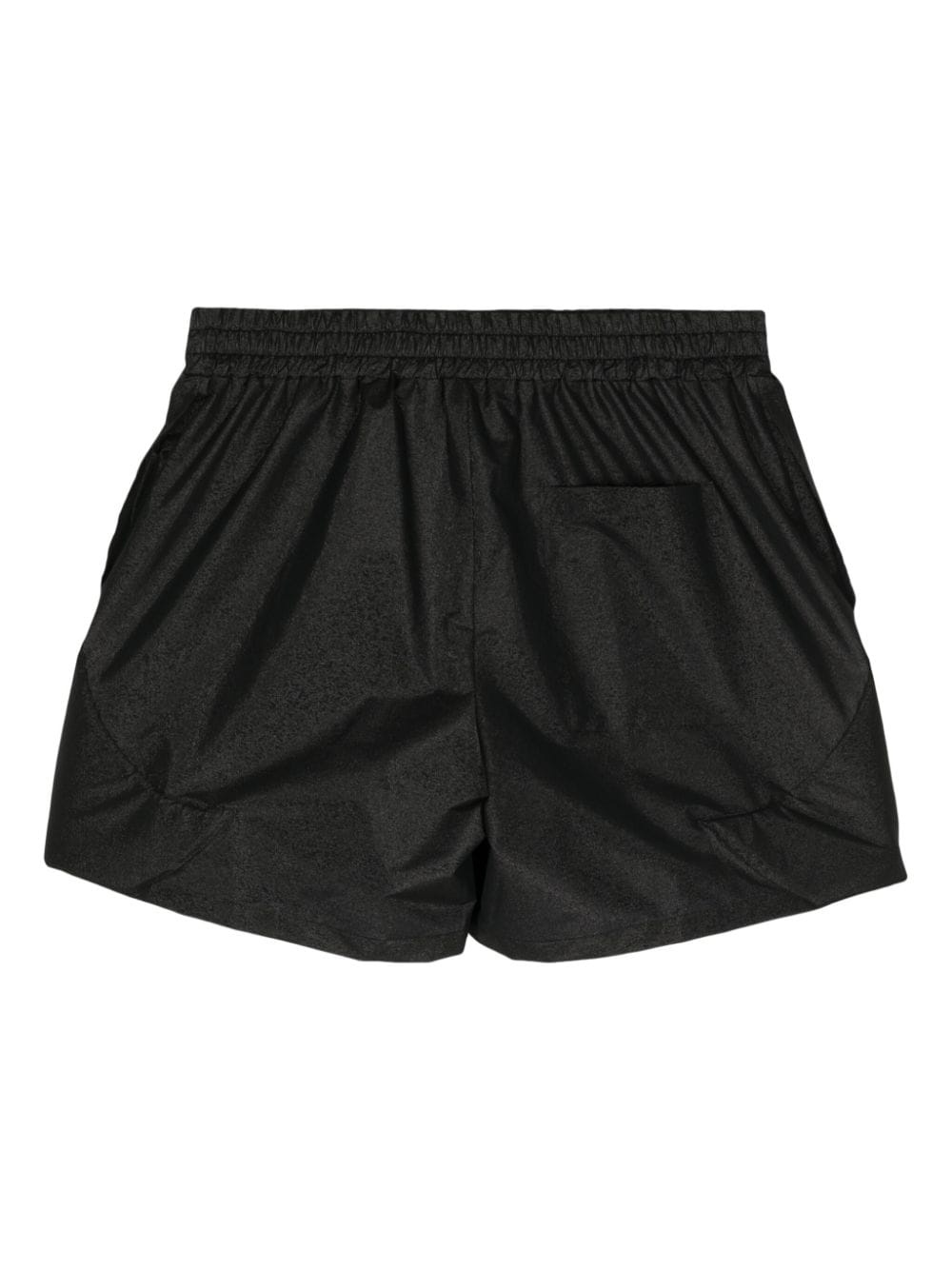 Space logo-embossed track shorts - 2