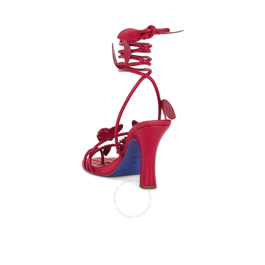 Burberry Ivy Flora Heeled Wrap Sandals - 2