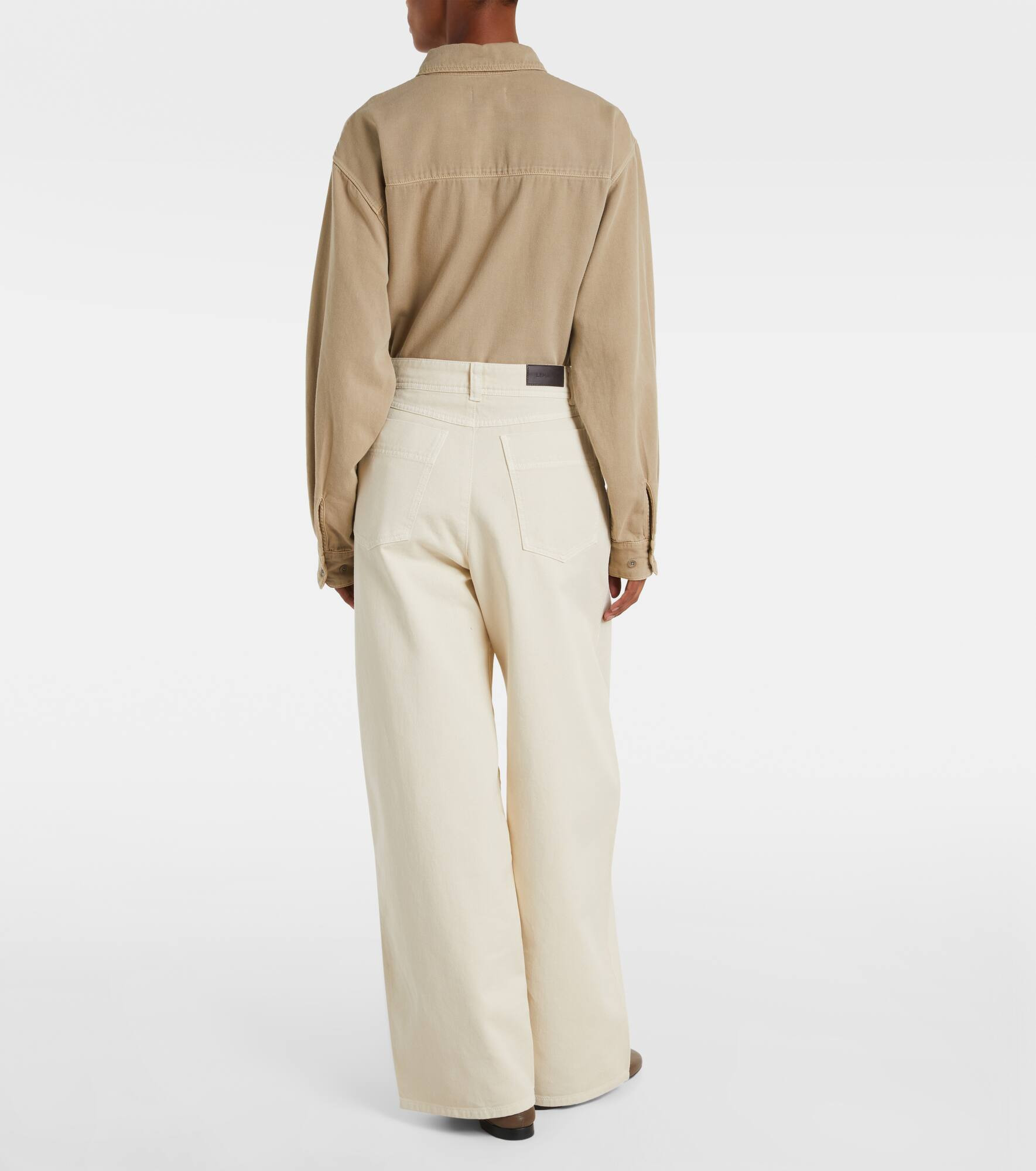 High-rise wide-leg jeans - 3