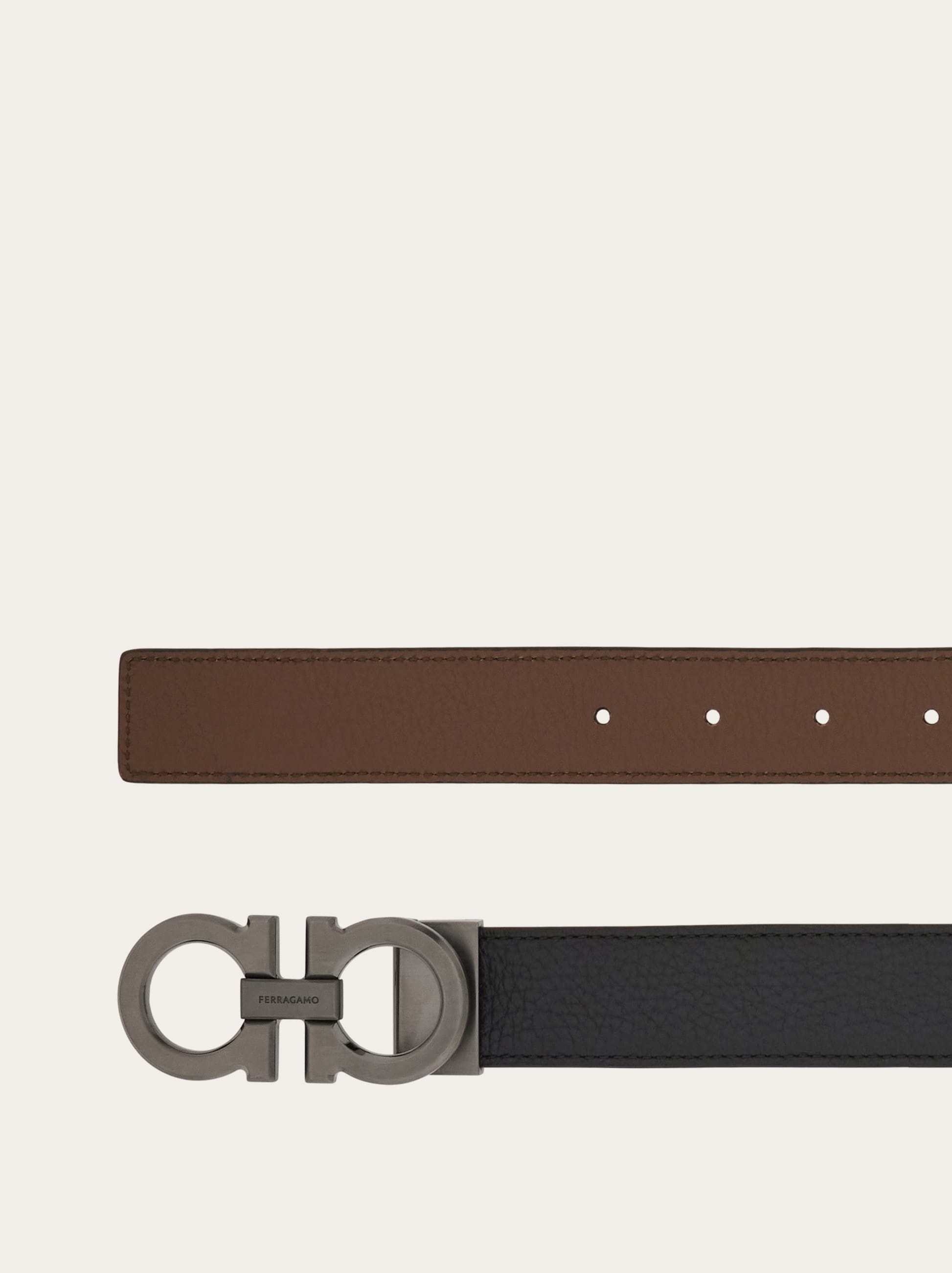 ベルト FERRAGAMO FW25 Ferragamo Belts (674559 23A565543) FERRAGAMO Leather Belt | Men's Accessories | Vitkac