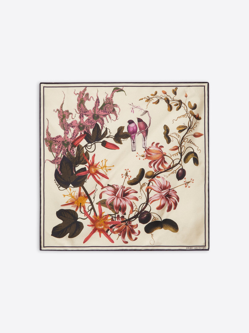 Dries Van Noten PRINTED SILK SCARF outlook