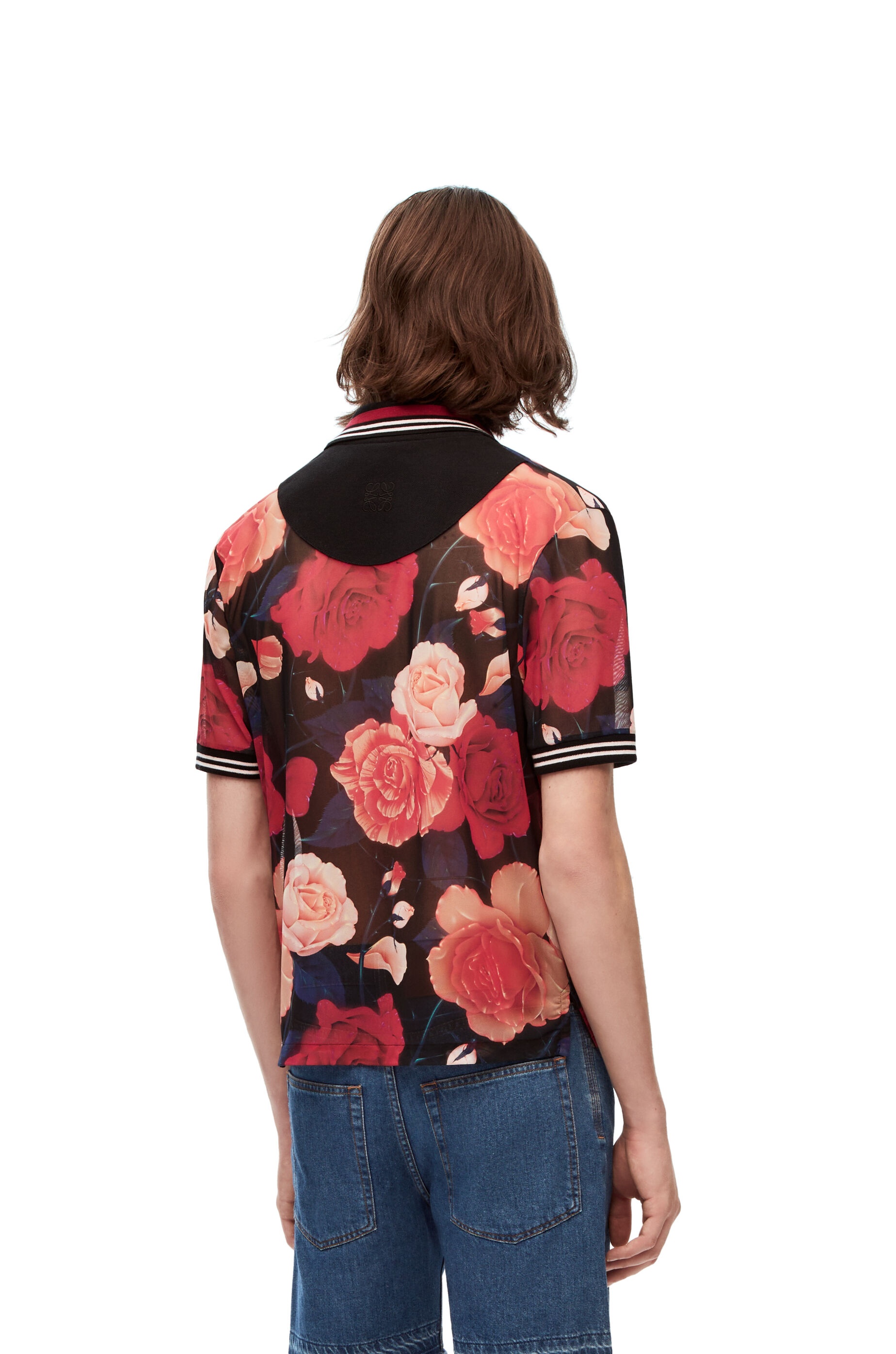 Roses polo in technical mesh - 4